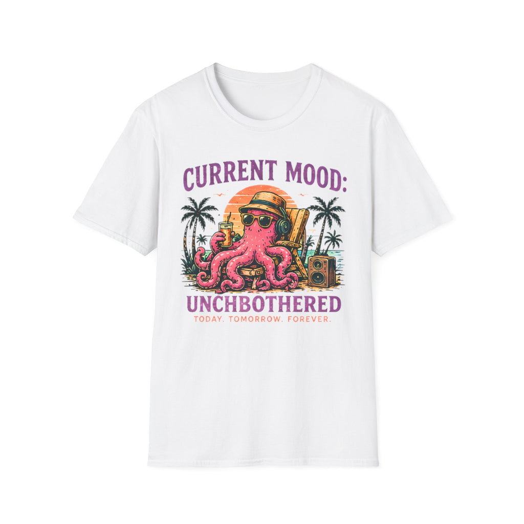 Unbothered | Beach Life Graphic Tee | Cute Coastal Shirt | Oversized Summer Tee | Ocean Lover Gift
