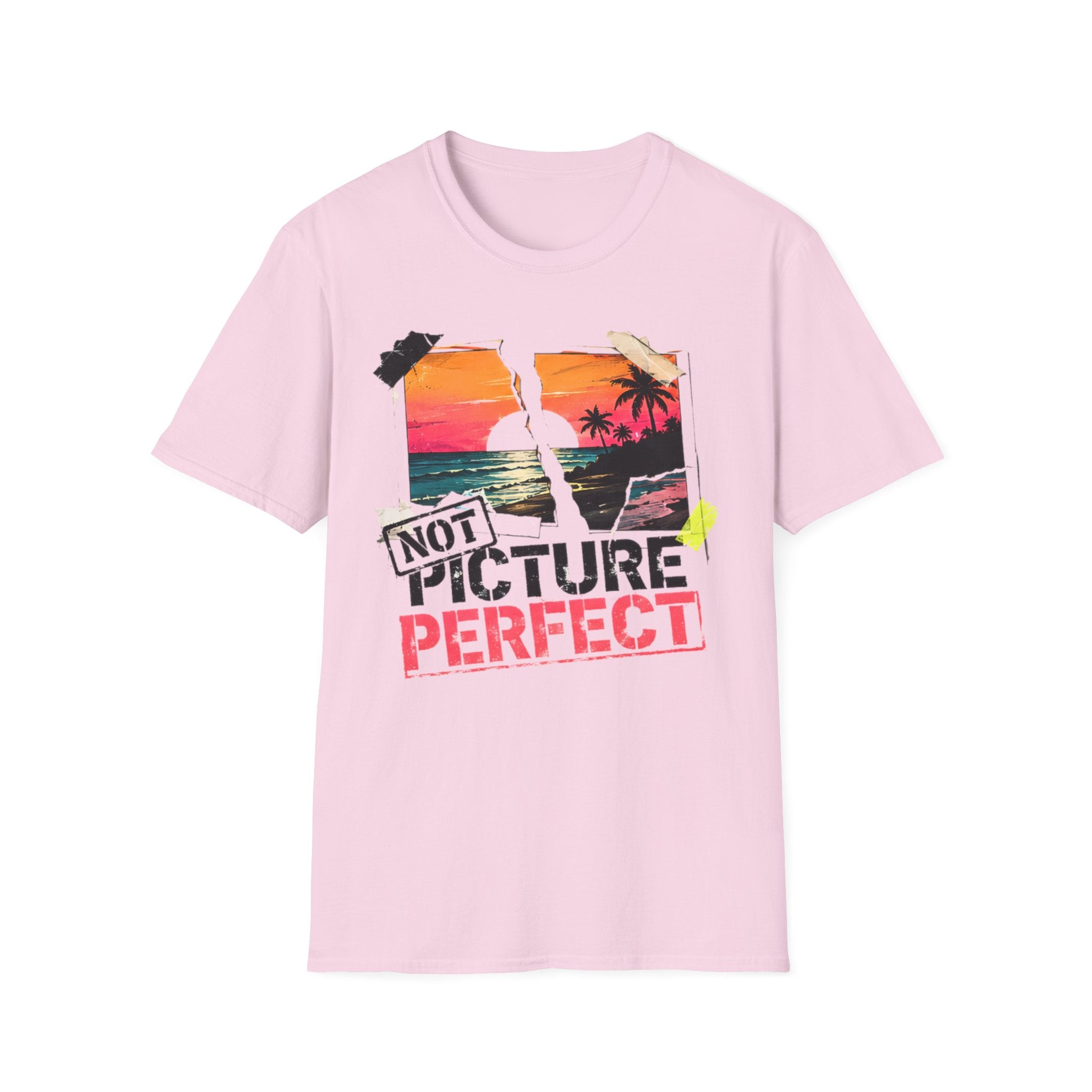 Not Picture Perfect | Beach Life Graphic Tee | Cute Coastal Shirt | Oversized Summer Tee | Ocean Lover Gift