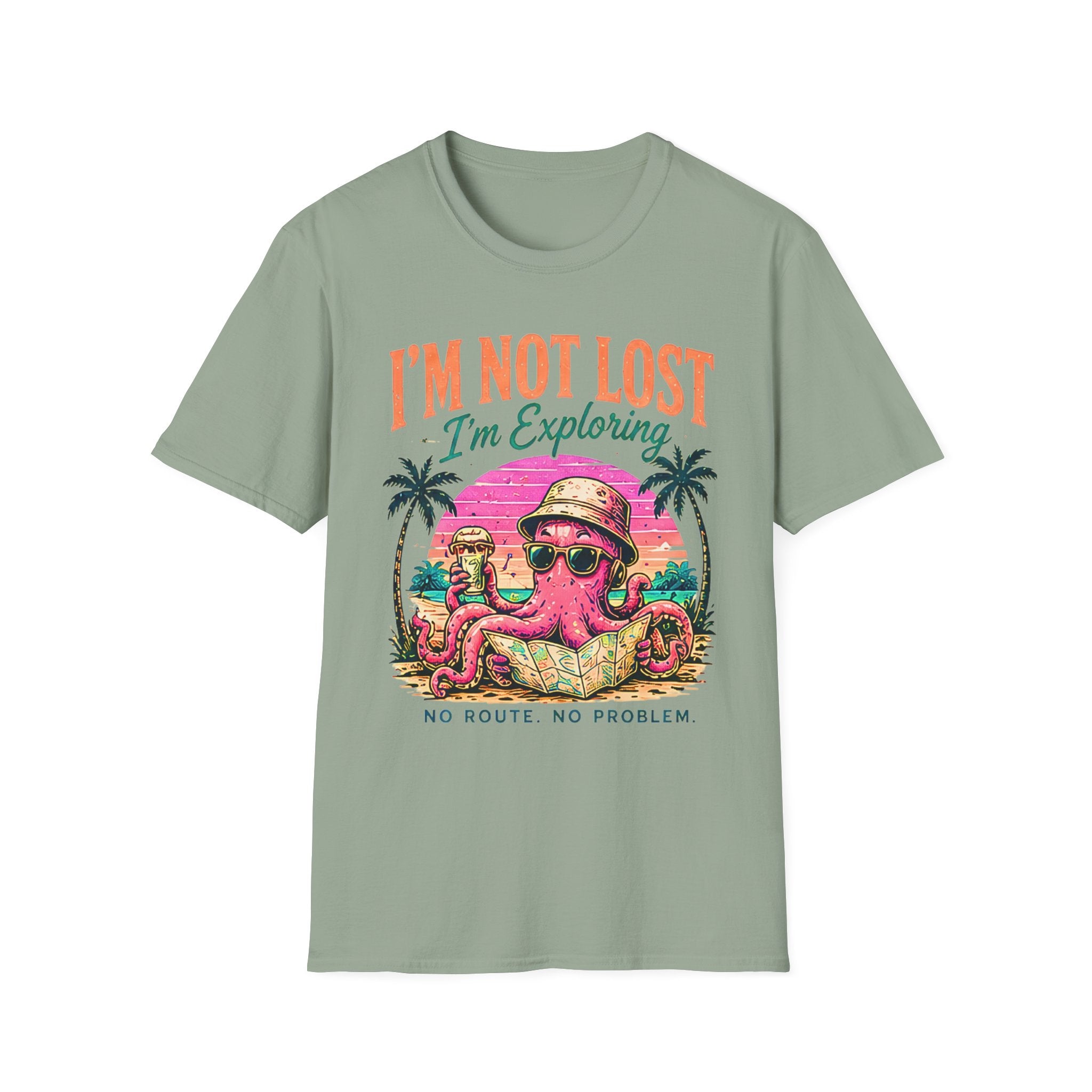 Beach Life Graphic Tee | I'm Not Lost | Cute Coastal Shirt | Oversized Summer Tee | Ocean Lover Gift