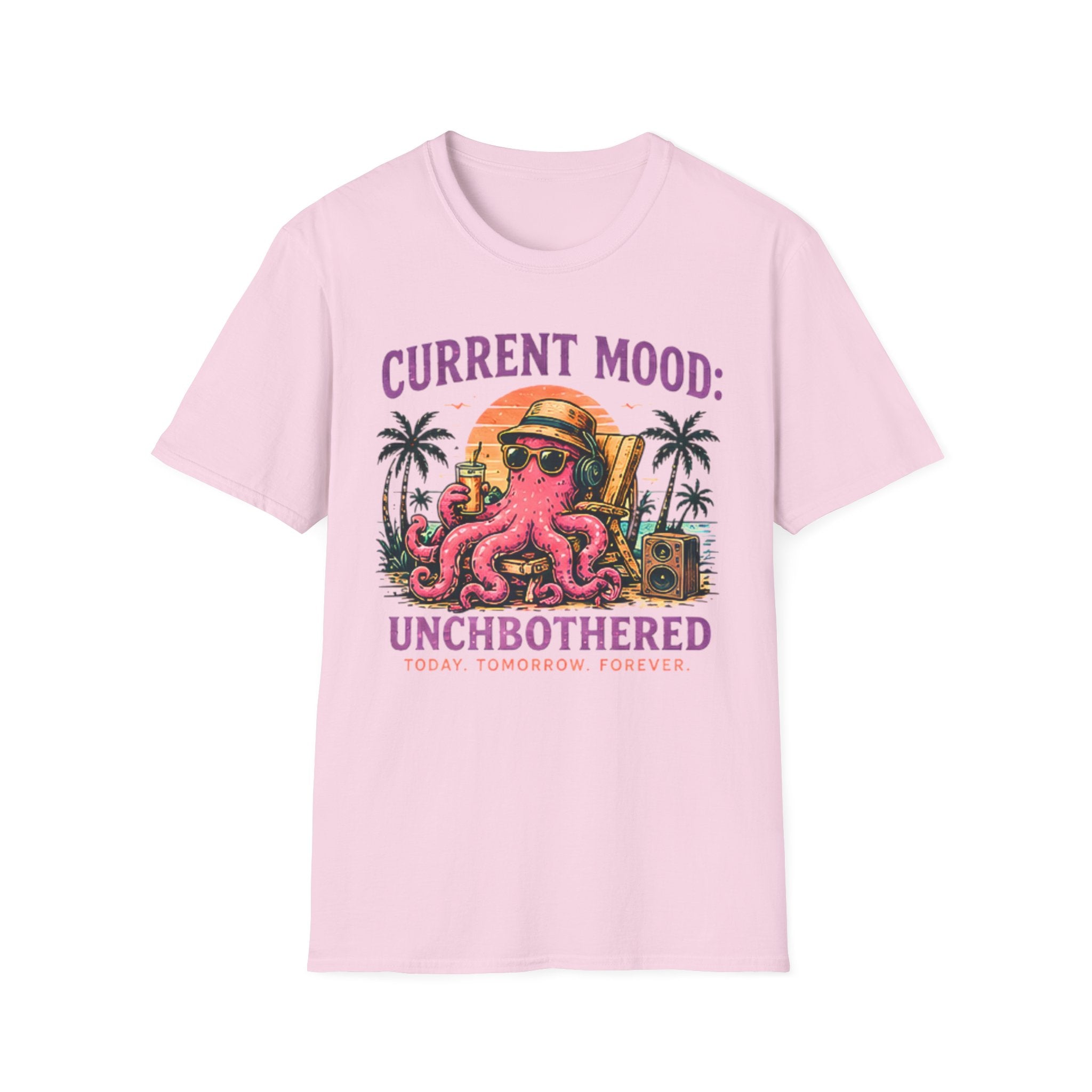 Unbothered | Beach Life Graphic Tee | Cute Coastal Shirt | Oversized Summer Tee | Ocean Lover Gift