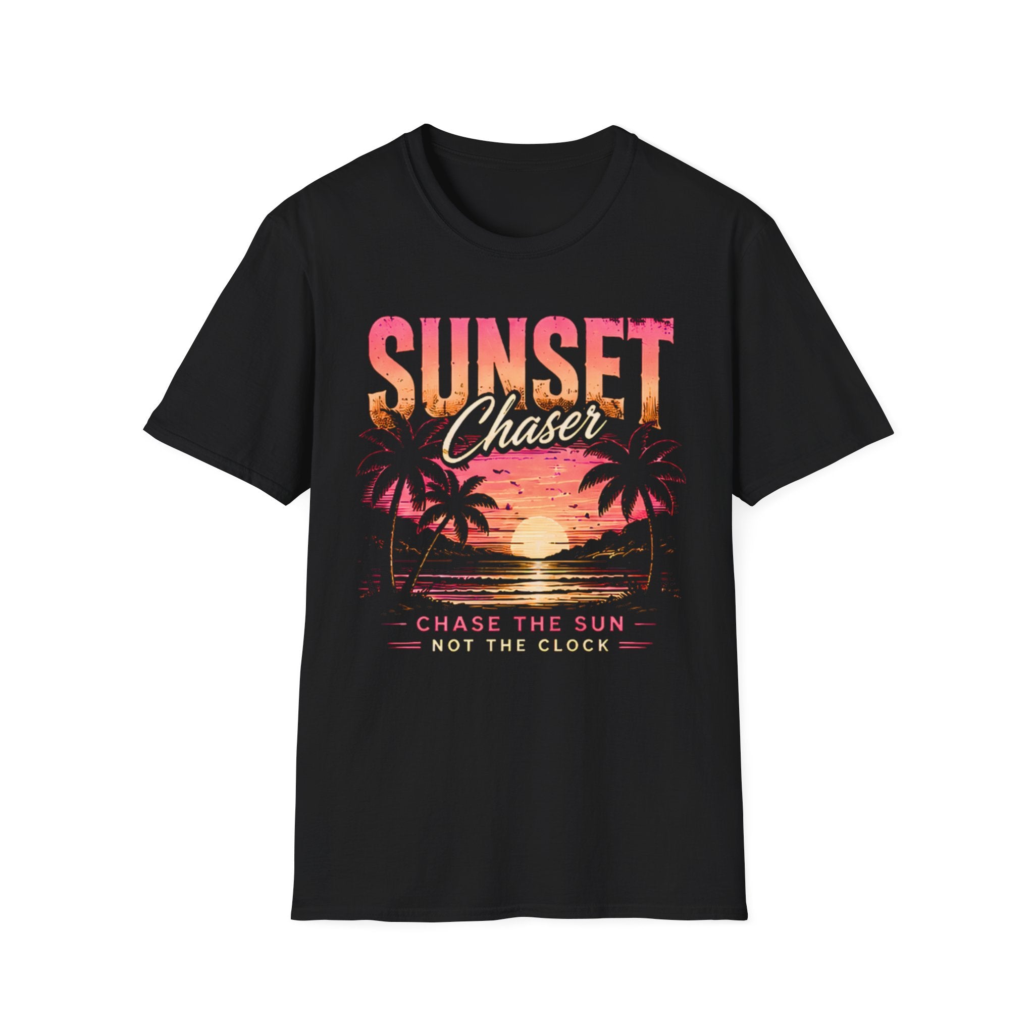 Beach Life Graphic Tee | Sunset Chaser | Cute Coastal Shirt | Oversized Summer Tee | Ocean Lover Gift