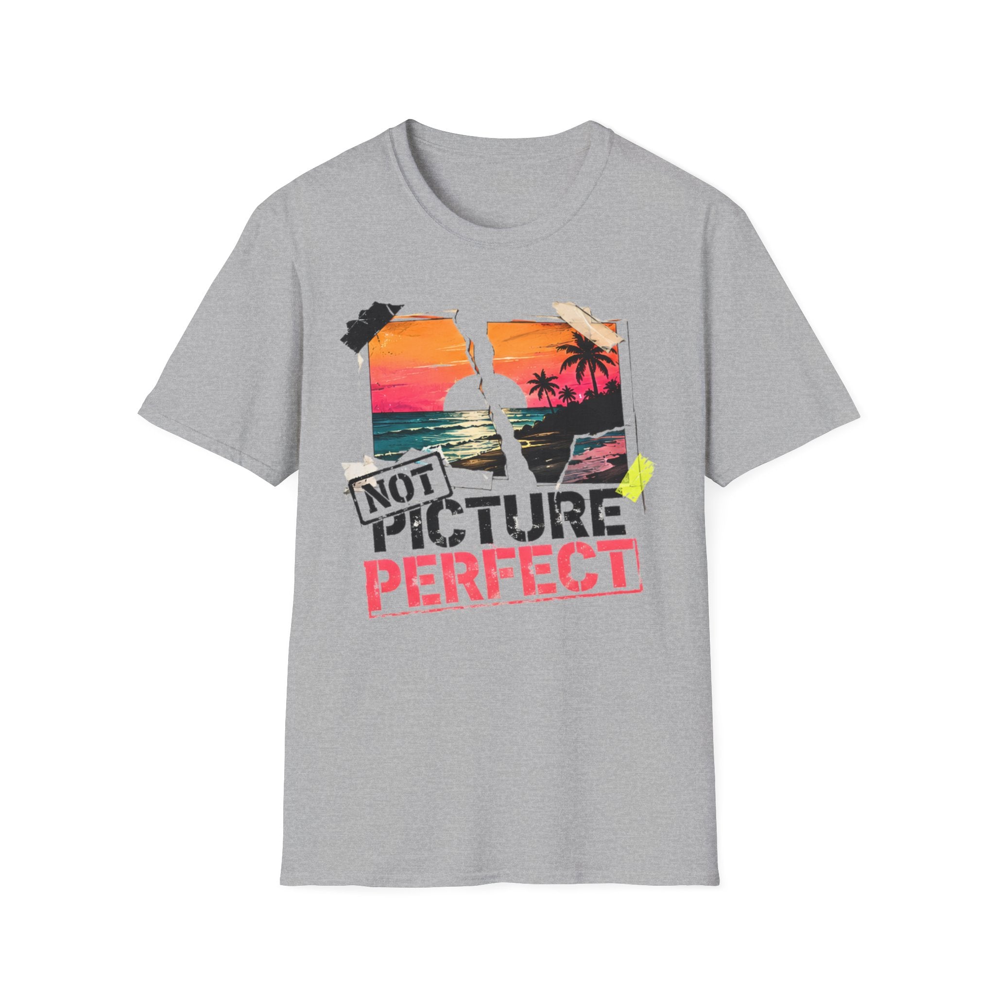Not Picture Perfect | Beach Life Graphic Tee | Cute Coastal Shirt | Oversized Summer Tee | Ocean Lover Gift