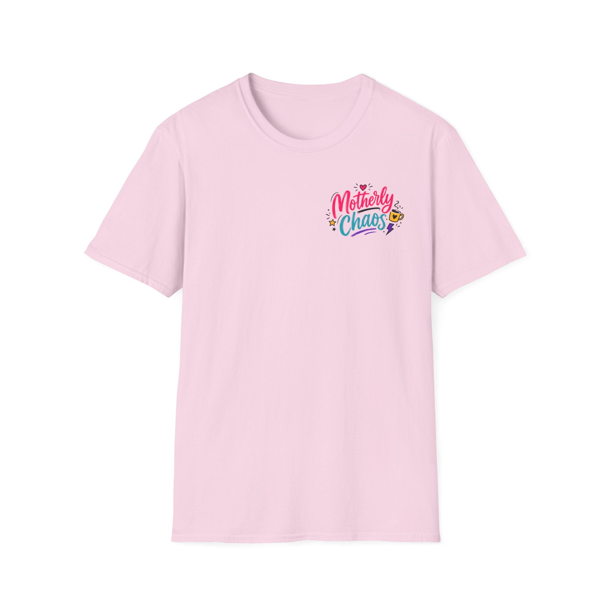 Motherly Chaos T-Shirt — Cute Colorful Mom Life Graphic Tee