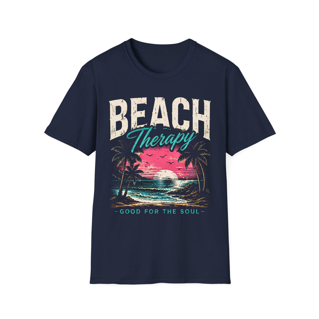 Beach Life Graphic Tee | Beach Therapy | Cute Coastal Shirt | Oversized Summer Tee | Ocean Lover Gift