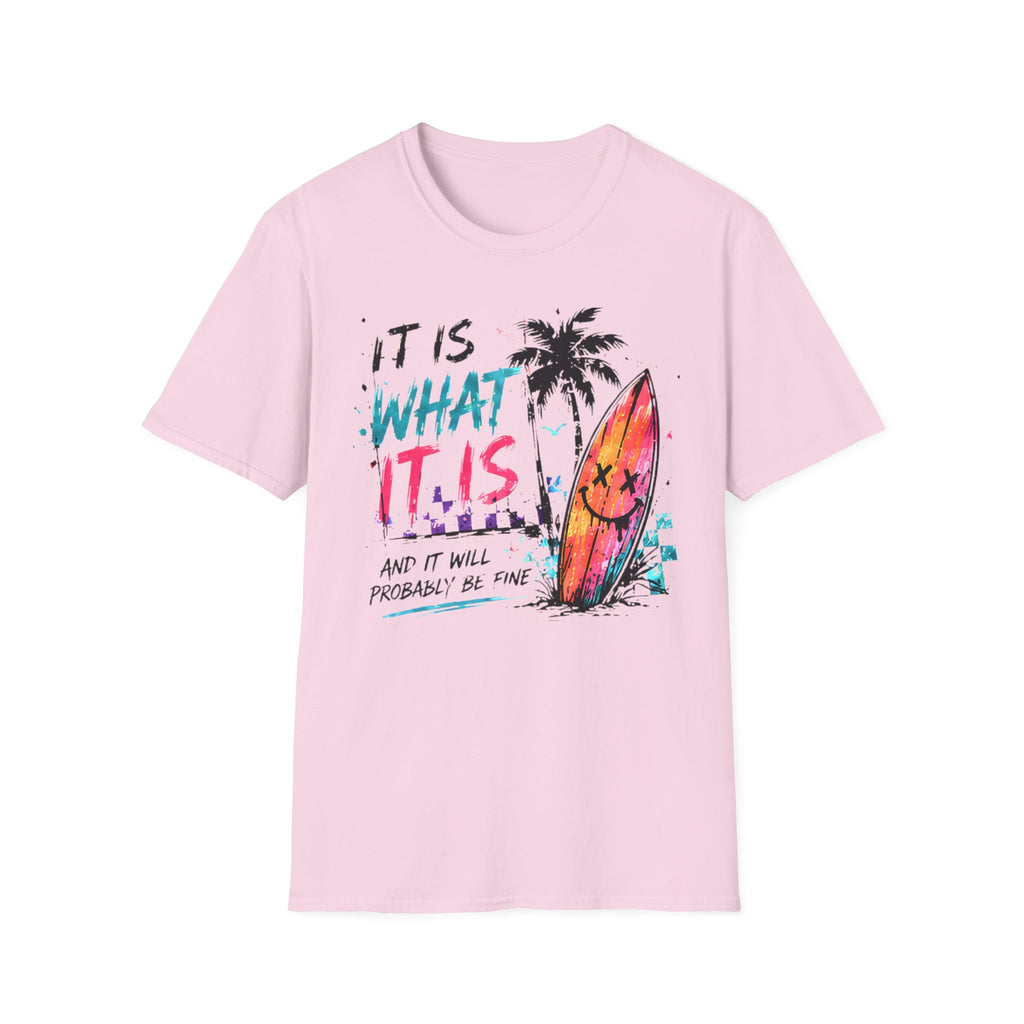Cute Coastal Shirt | It Is What It Is | Beach Life Graphic Tee | Oversized Summer Tee | Ocean Lover Gift