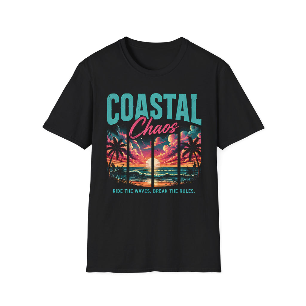 Beach Life Graphic Tee | Ride The Waves | Cute Coastal Shirt | Oversized Summer Tee | Ocean Lover Gift