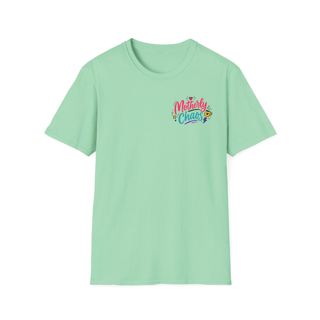 Motherly Chaos T-Shirt — Cute Colorful Mom Life Graphic Tee