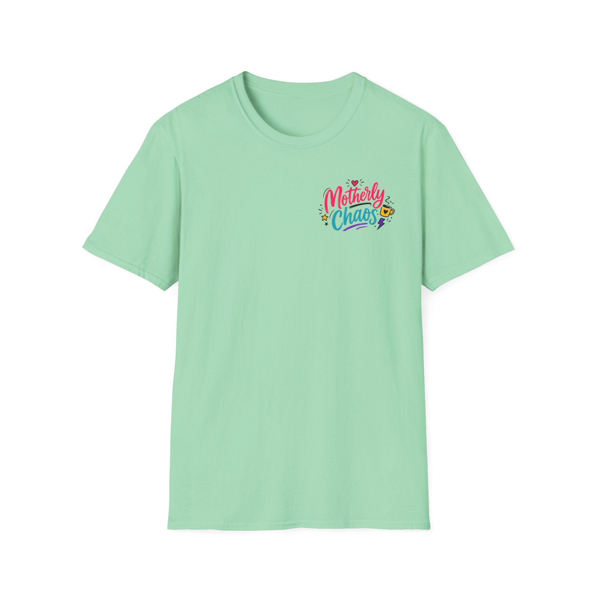 Motherly Chaos T-Shirt — Cute Colorful Mom Life Graphic Tee
