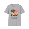 Low Effort High Reward | Beach Life Graphic Tee | Cute Coastal Shirt | Oversized Summer Tee | Ocean Lover Gift
