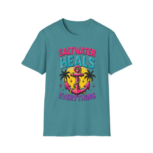 Beach Life Graphic Tee | Saltwater Heals Everything