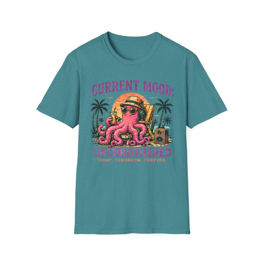 Unbothered | Beach Life Graphic Tee | Cute Coastal Shirt | Oversized Summer Tee | Ocean Lover Gift