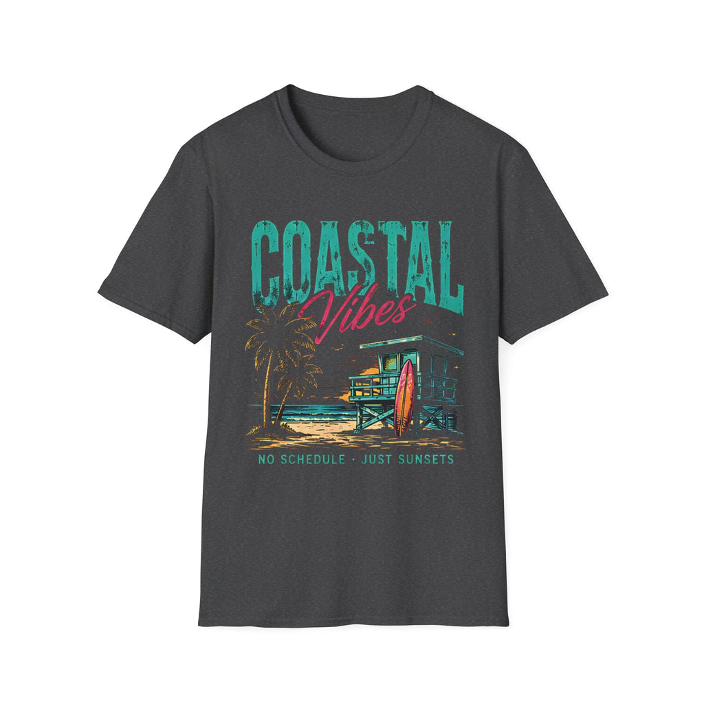 Beach Life Graphic Tee | Coastal Vibes | Cute Coastal Shirt | Oversized Summer Tee | Ocean Lover Gift