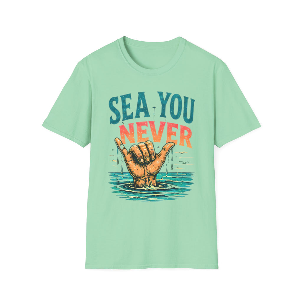 Sea You Never | Beach Life Graphic Tee | Cute Coastal Shirt | Oversized Summer Tee | Ocean Lover Gift