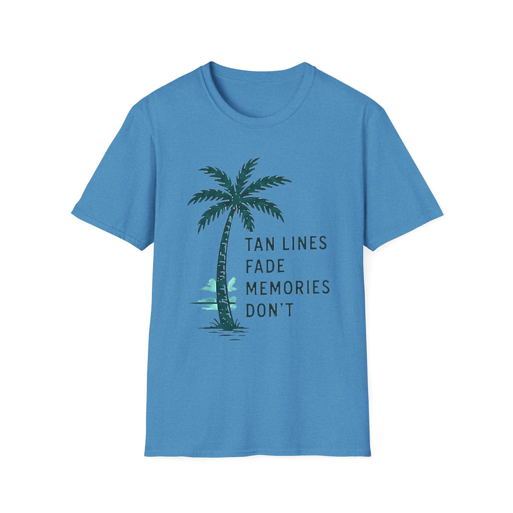 Tan Lines Fade | Beach Life Graphic Tee | Cute Coastal Shirt | Oversized Summer Tee | Ocean Lover Gift
