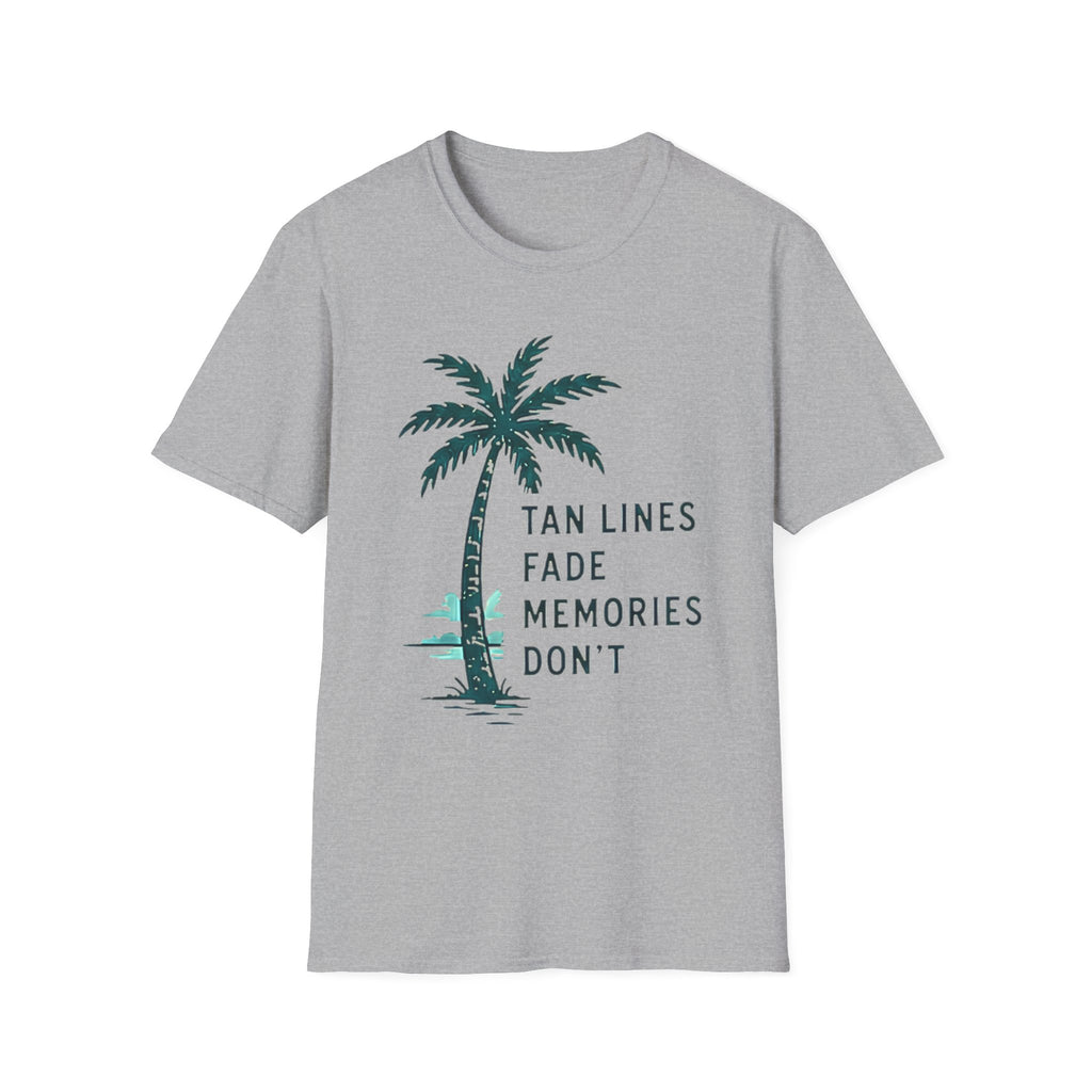 Tan Lines Fade | Beach Life Graphic Tee | Cute Coastal Shirt | Oversized Summer Tee | Ocean Lover Gift