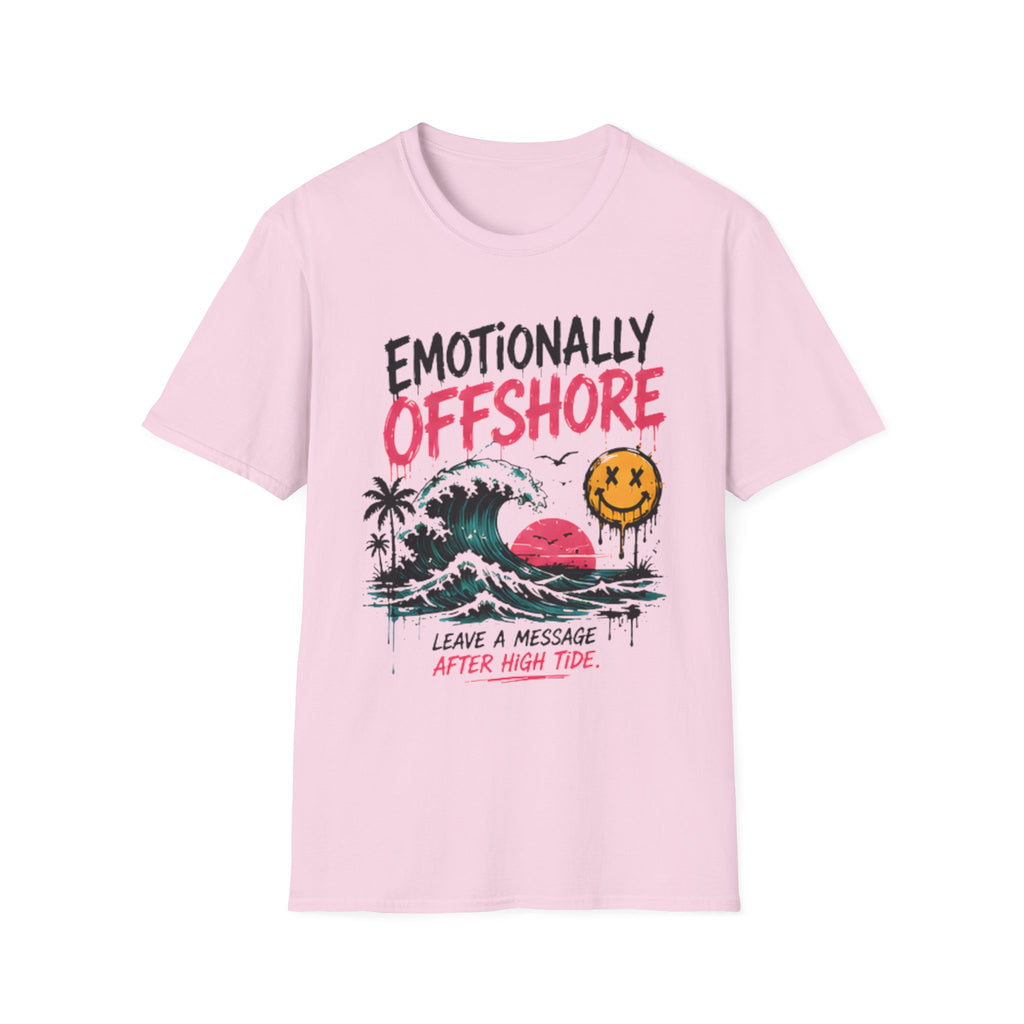 Beach Life Graphic Tee | Emotionally Offshore | Cute Coastal Shirt | Oversized Summer Tee | Ocean Lover Gift