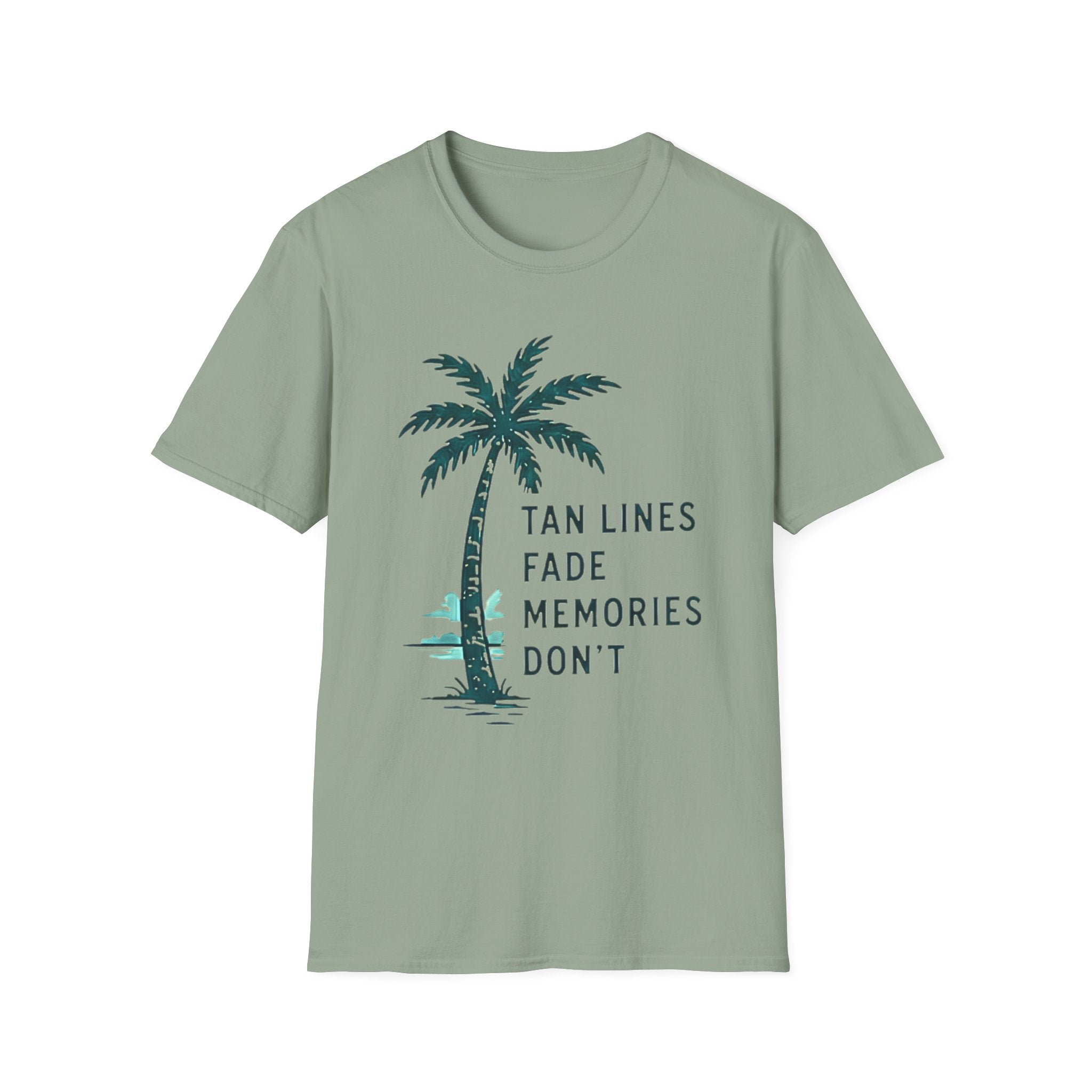 Tan Lines Fade | Beach Life Graphic Tee | Cute Coastal Shirt | Oversized Summer Tee | Ocean Lover Gift