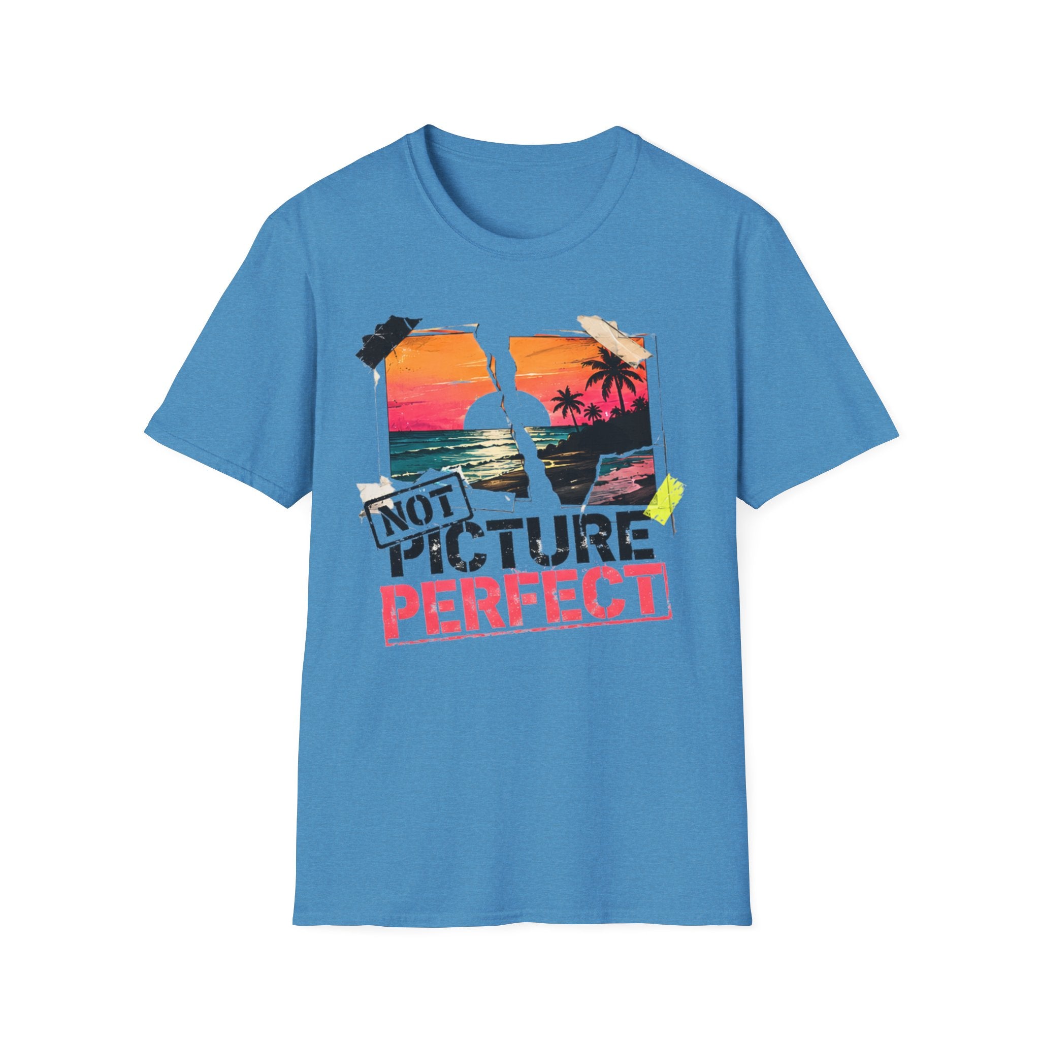 Not Picture Perfect | Beach Life Graphic Tee | Cute Coastal Shirt | Oversized Summer Tee | Ocean Lover Gift