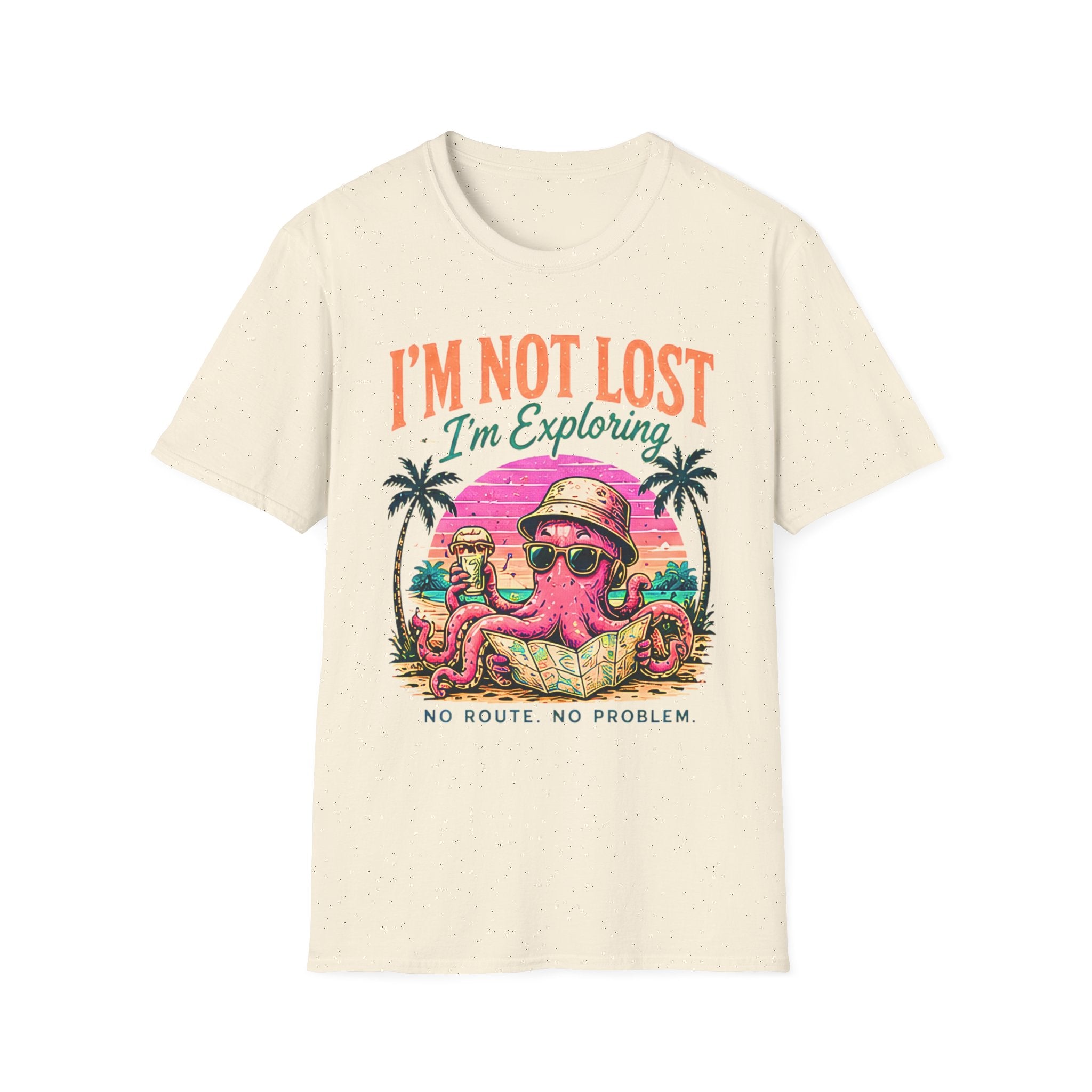 Beach Life Graphic Tee | I'm Not Lost | Cute Coastal Shirt | Oversized Summer Tee | Ocean Lover Gift