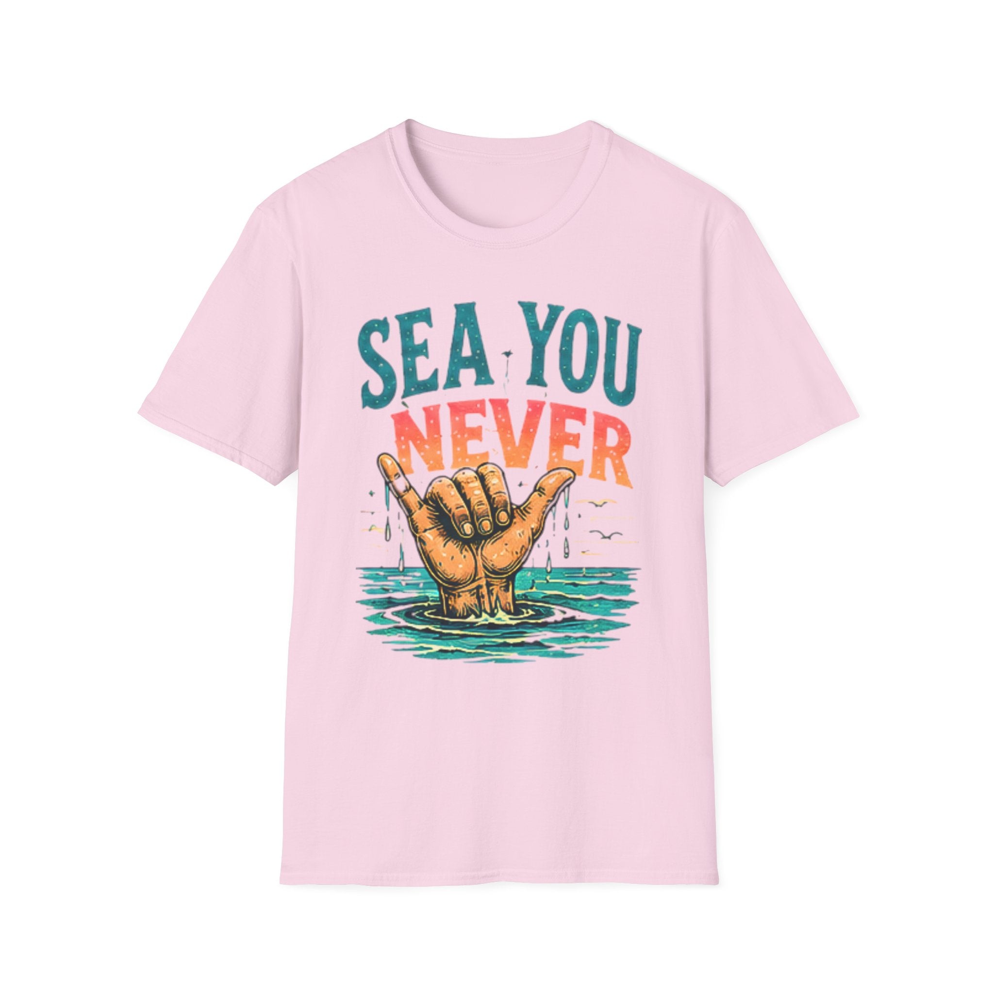 Sea You Never | Beach Life Graphic Tee | Cute Coastal Shirt | Oversized Summer Tee | Ocean Lover Gift