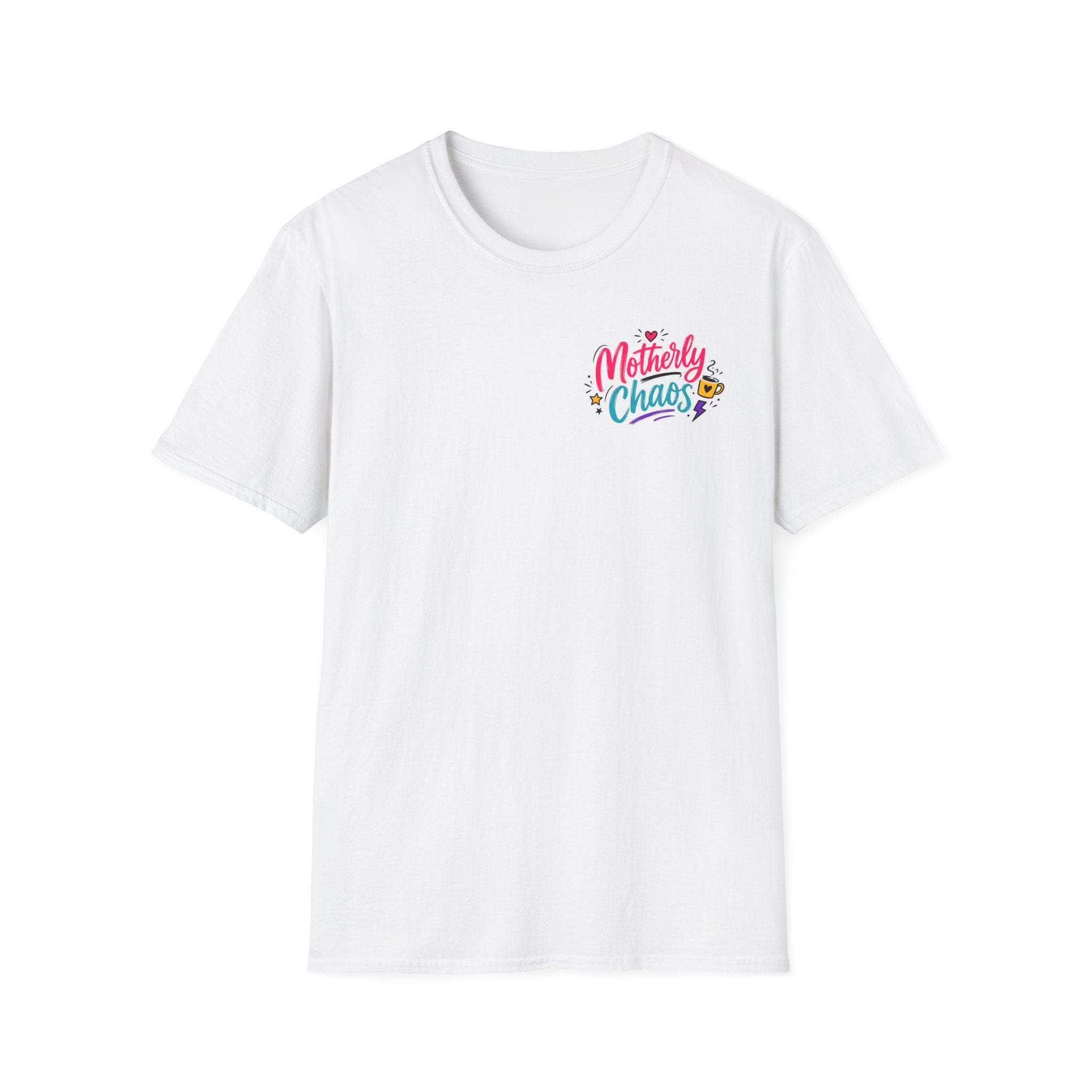 Motherly Chaos T-Shirt — Cute Colorful Mom Life Graphic Tee