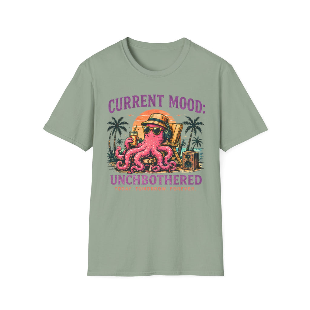 Unbothered | Beach Life Graphic Tee | Cute Coastal Shirt | Oversized Summer Tee | Ocean Lover Gift