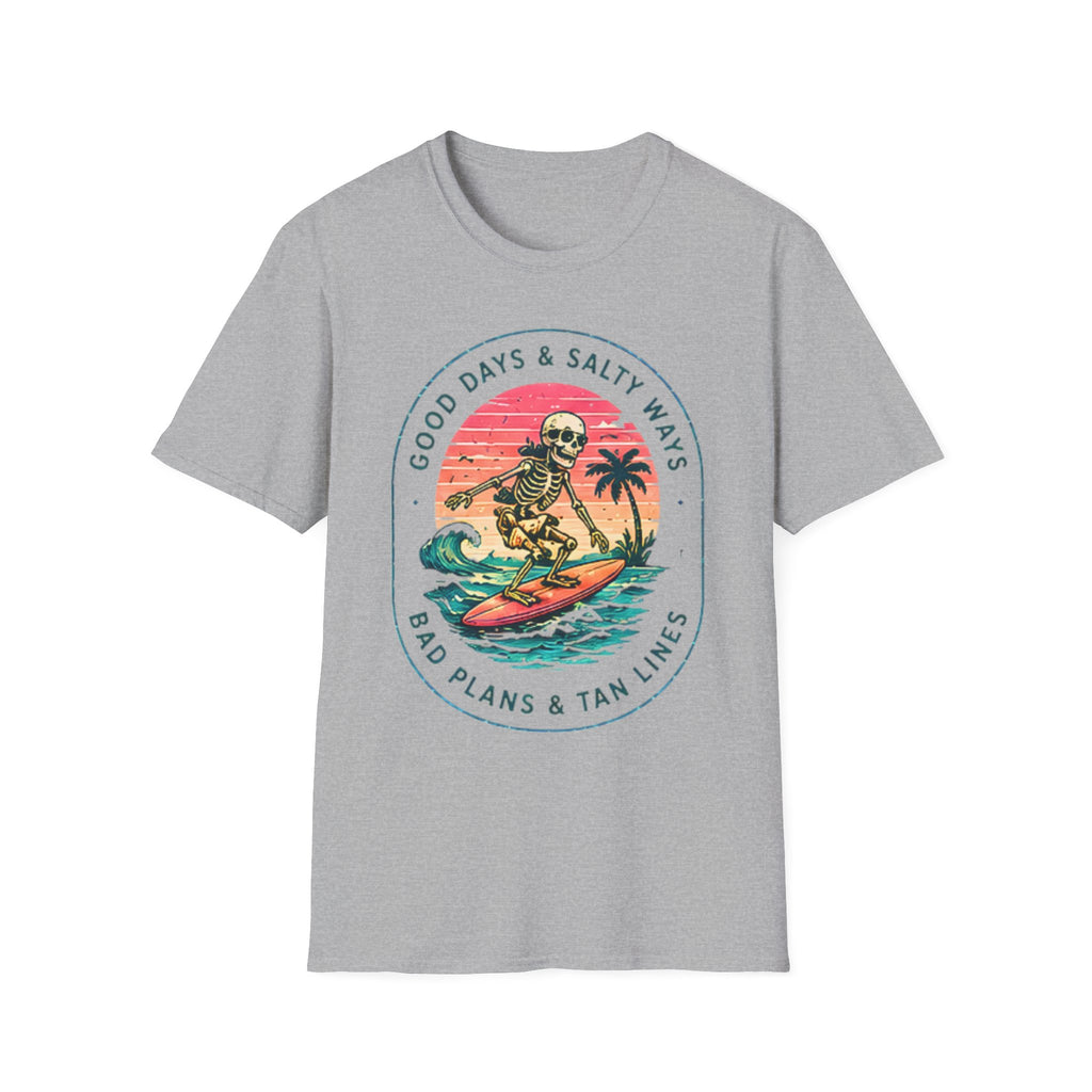Good Days Salty Ways | Beach Life Graphic Tee | Cute Coastal Shirt | Oversized Summer Tee | Ocean Lover Gift