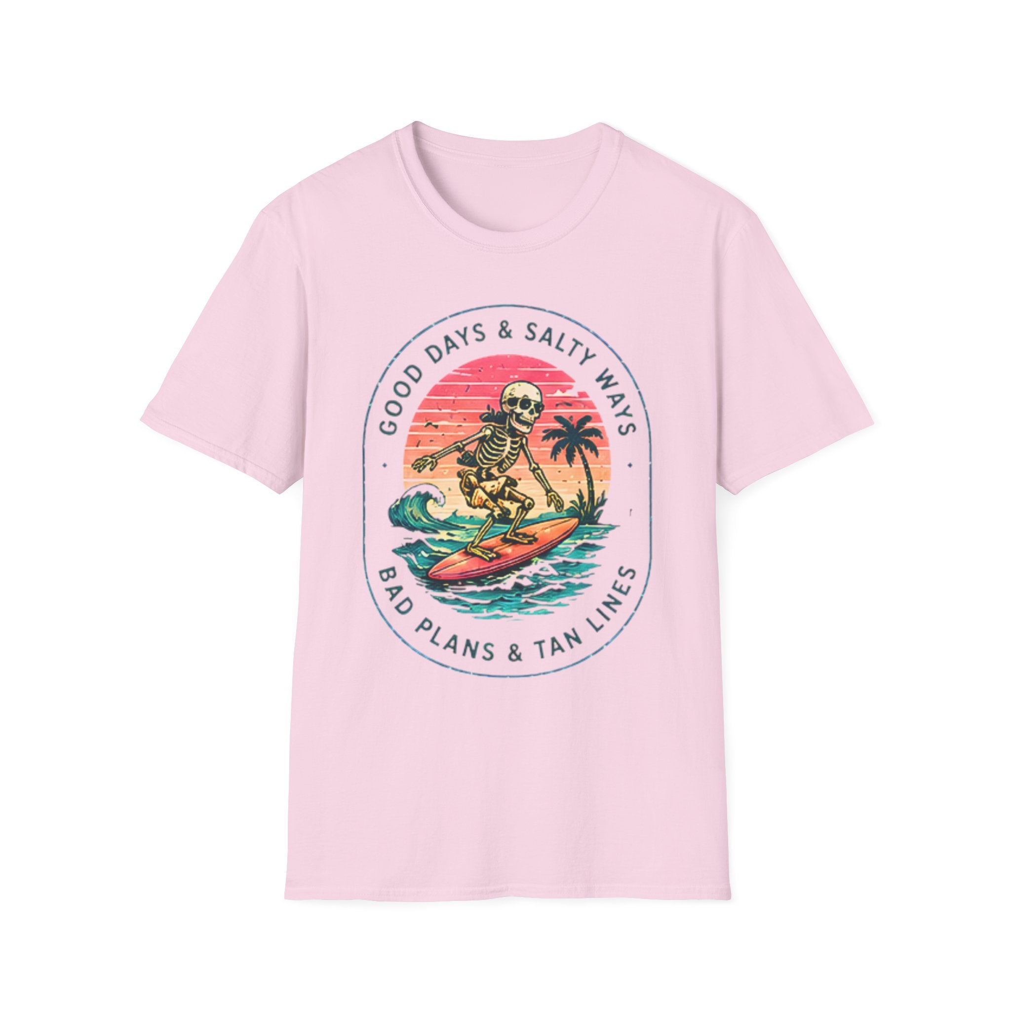 Good Days Salty Ways | Beach Life Graphic Tee | Cute Coastal Shirt | Oversized Summer Tee | Ocean Lover Gift