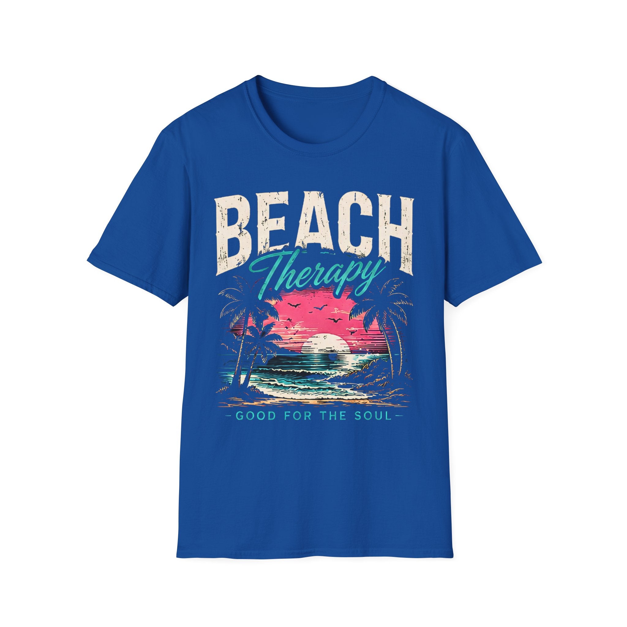 Beach Life Graphic Tee | Beach Therapy | Cute Coastal Shirt | Oversized Summer Tee | Ocean Lover Gift