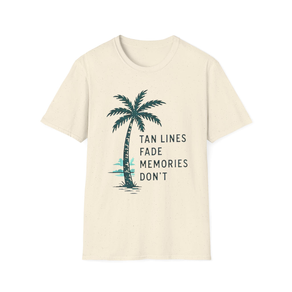 Tan Lines Fade | Beach Life Graphic Tee | Cute Coastal Shirt | Oversized Summer Tee | Ocean Lover Gift