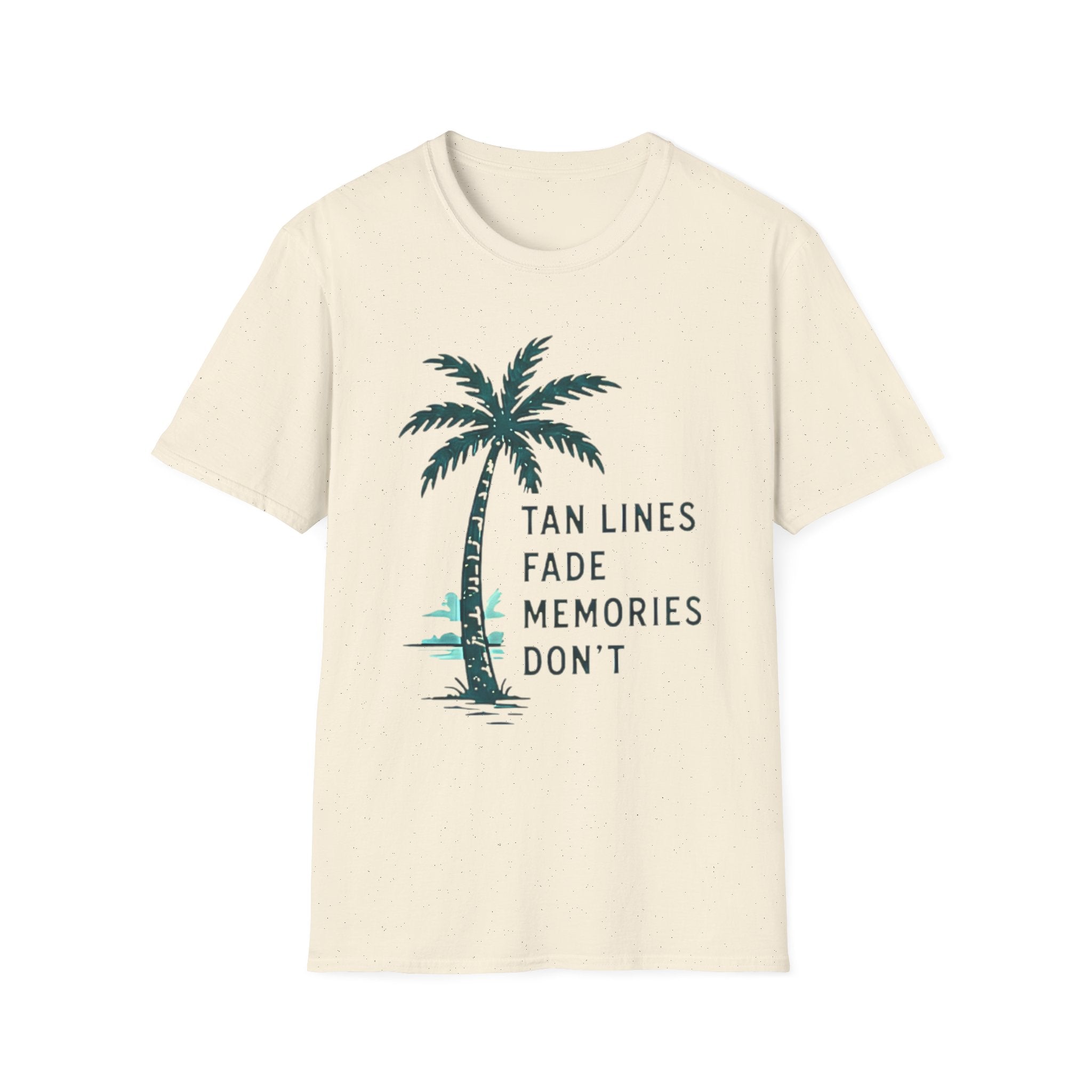 Tan Lines Fade | Beach Life Graphic Tee | Cute Coastal Shirt | Oversized Summer Tee | Ocean Lover Gift