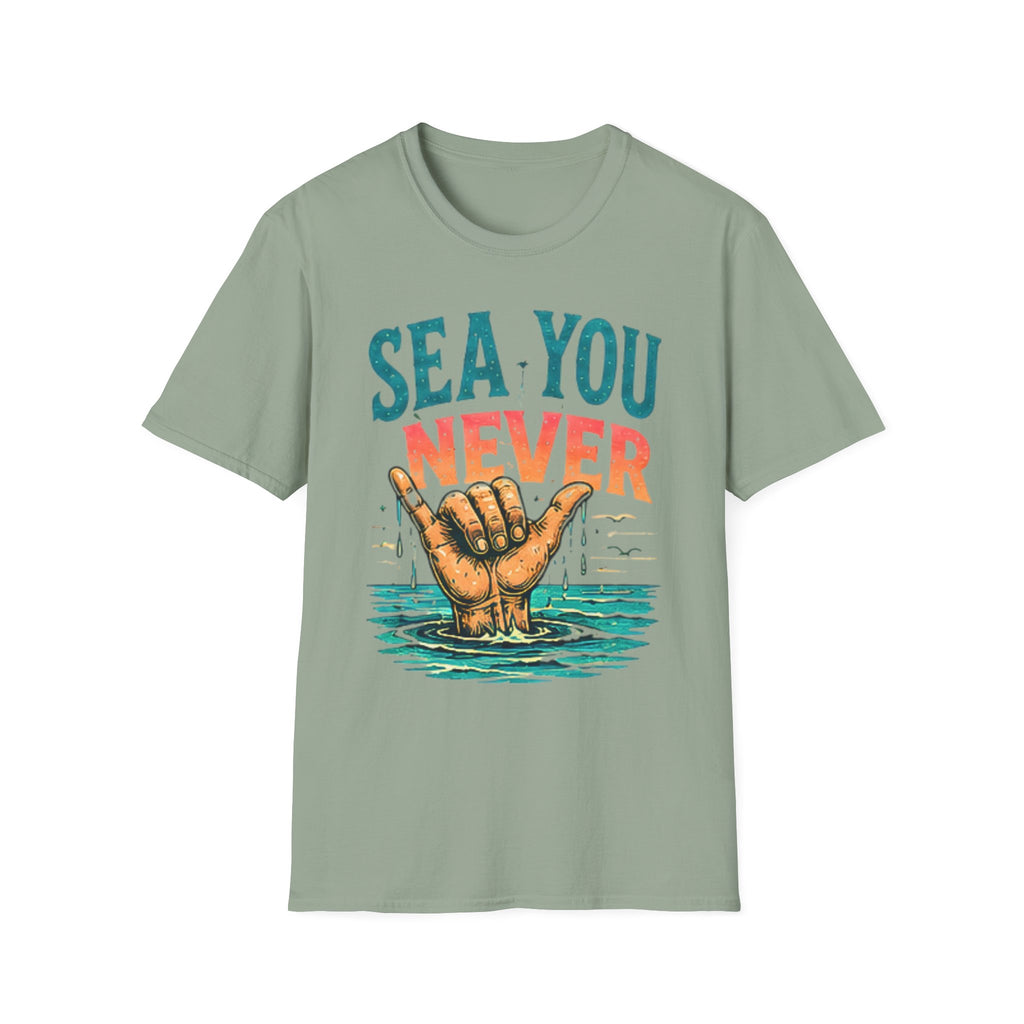 Sea You Never | Beach Life Graphic Tee | Cute Coastal Shirt | Oversized Summer Tee | Ocean Lover Gift