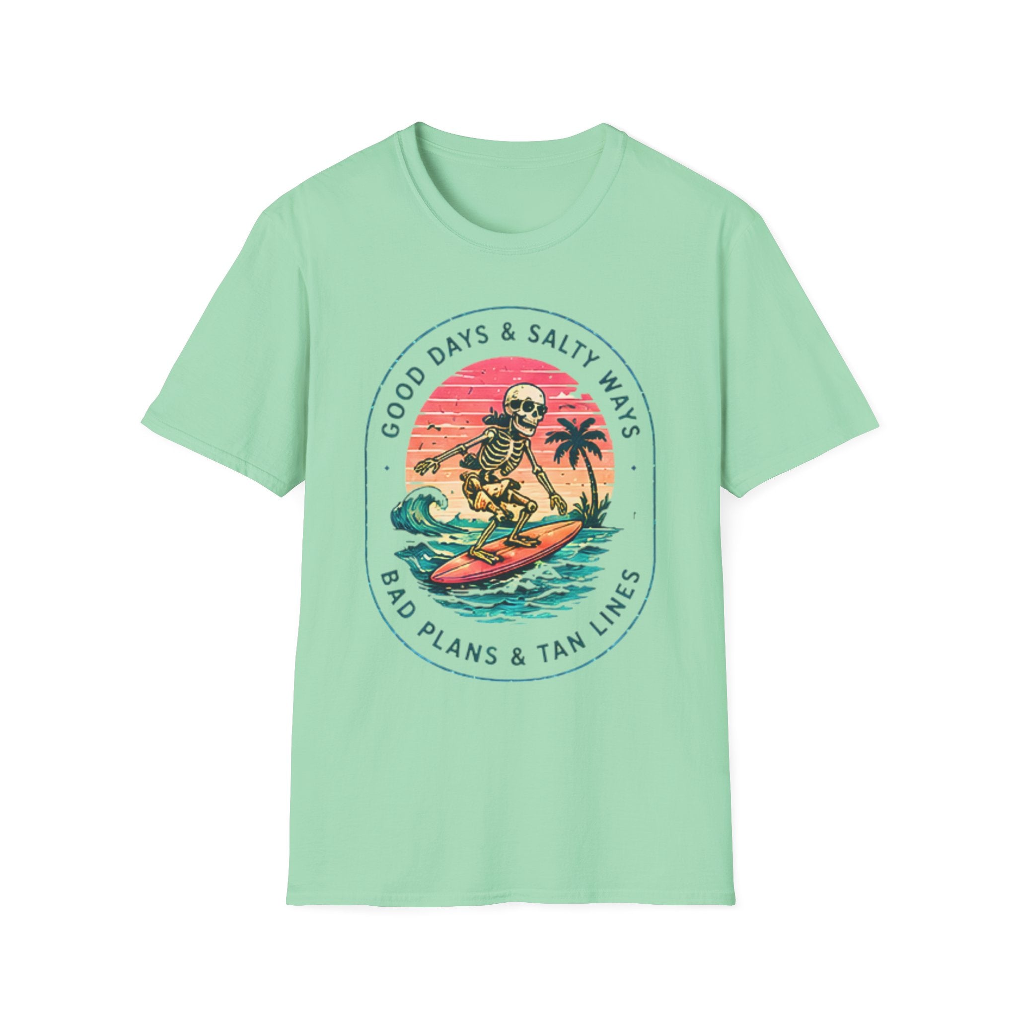 Good Days Salty Ways | Beach Life Graphic Tee | Cute Coastal Shirt | Oversized Summer Tee | Ocean Lover Gift