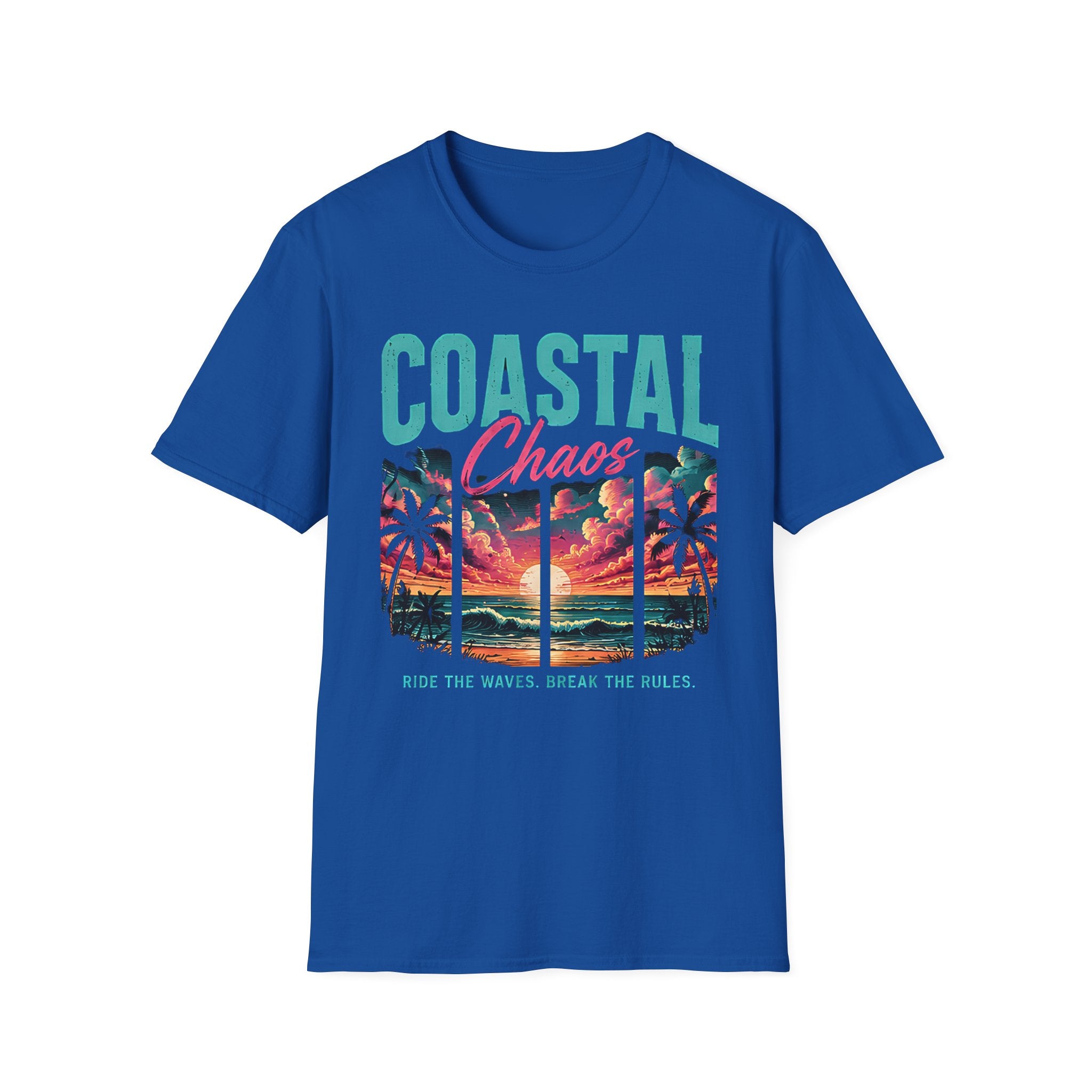 Beach Life Graphic Tee | Ride The Waves | Cute Coastal Shirt | Oversized Summer Tee | Ocean Lover Gift