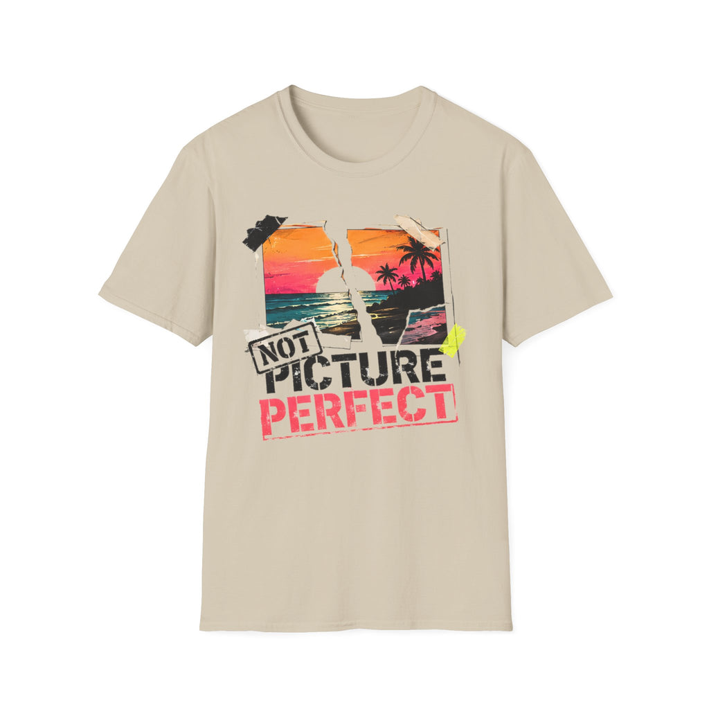 Not Picture Perfect | Beach Life Graphic Tee | Cute Coastal Shirt | Oversized Summer Tee | Ocean Lover Gift