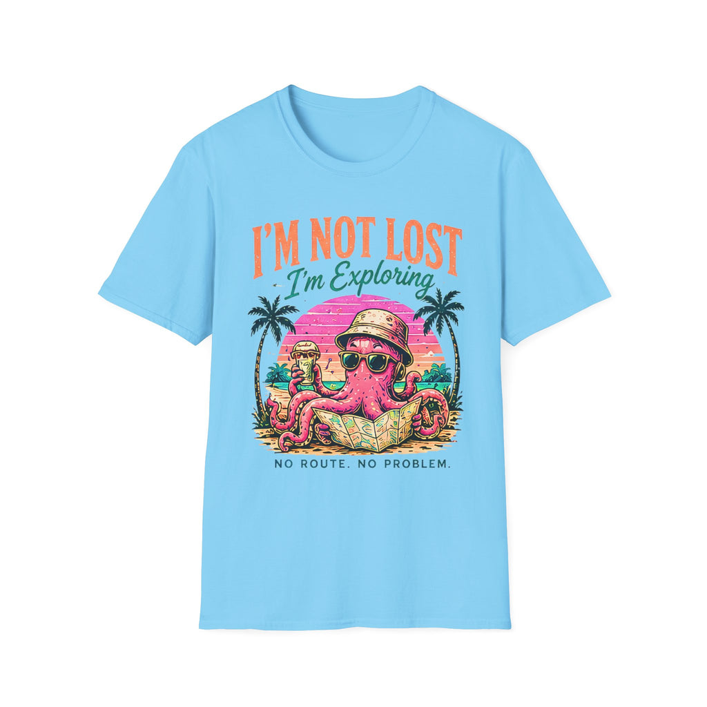 Beach Life Graphic Tee | I'm Not Lost | Cute Coastal Shirt | Oversized Summer Tee | Ocean Lover Gift