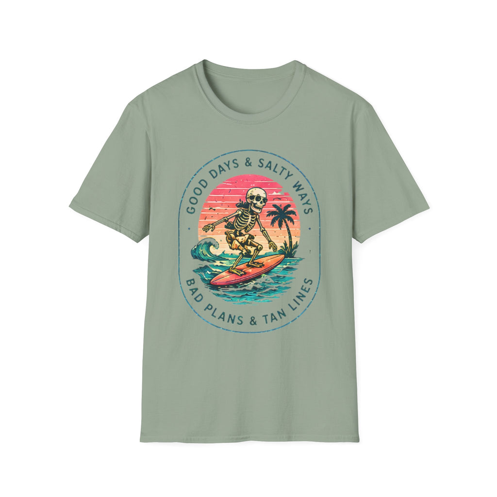 Good Days Salty Ways | Beach Life Graphic Tee | Cute Coastal Shirt | Oversized Summer Tee | Ocean Lover Gift