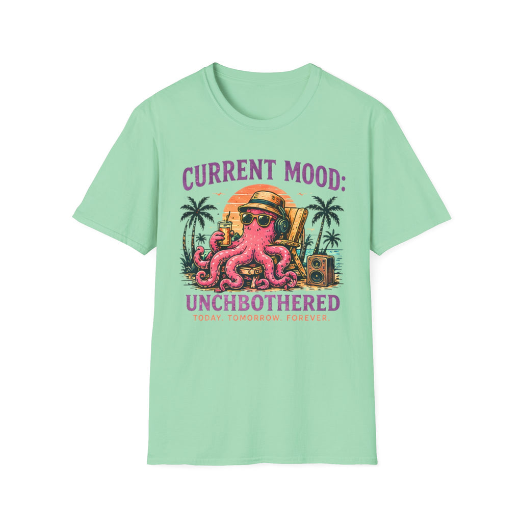 Unbothered | Beach Life Graphic Tee | Cute Coastal Shirt | Oversized Summer Tee | Ocean Lover Gift