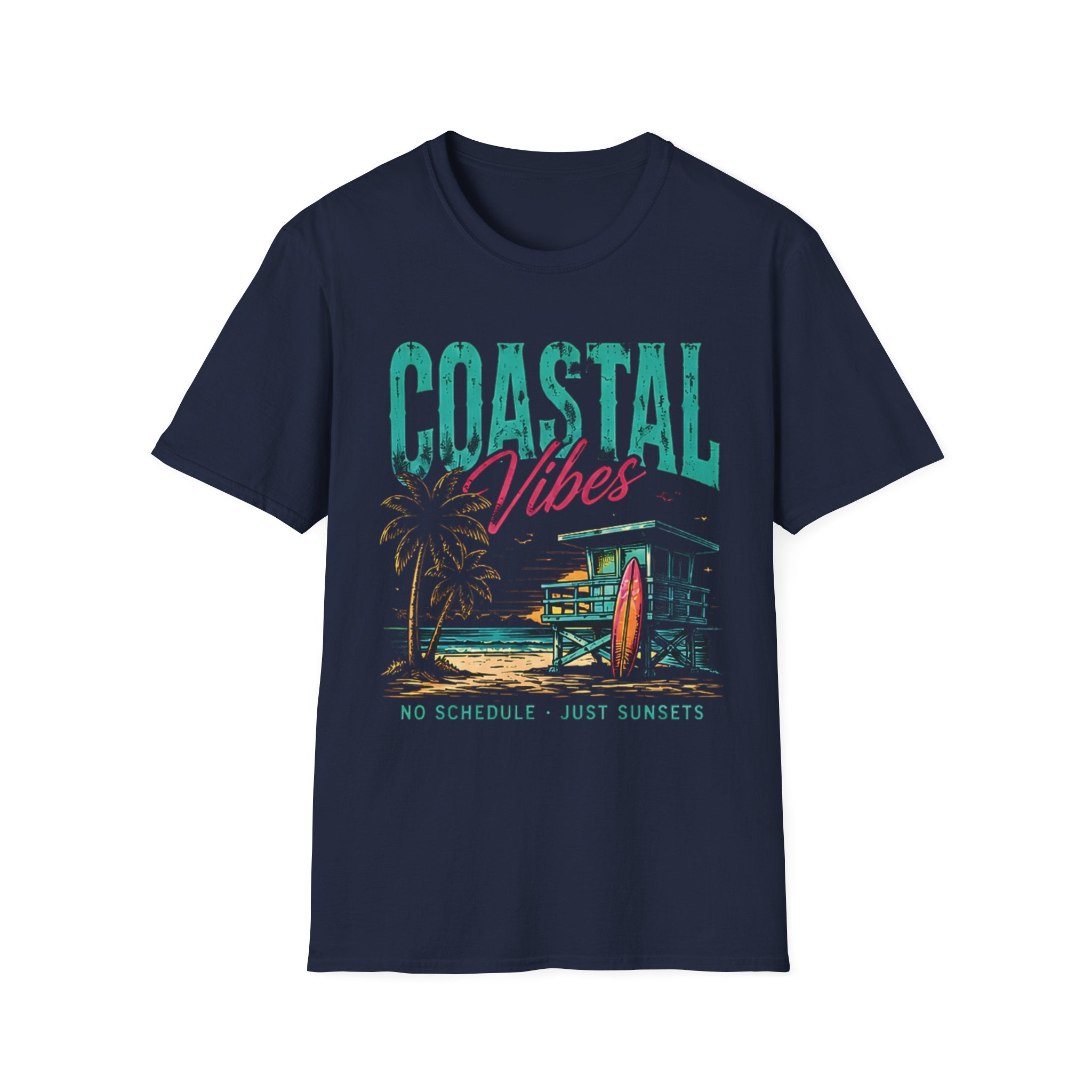 Beach Life Graphic Tee | Coastal Vibes | Cute Coastal Shirt | Oversized Summer Tee | Ocean Lover Gift