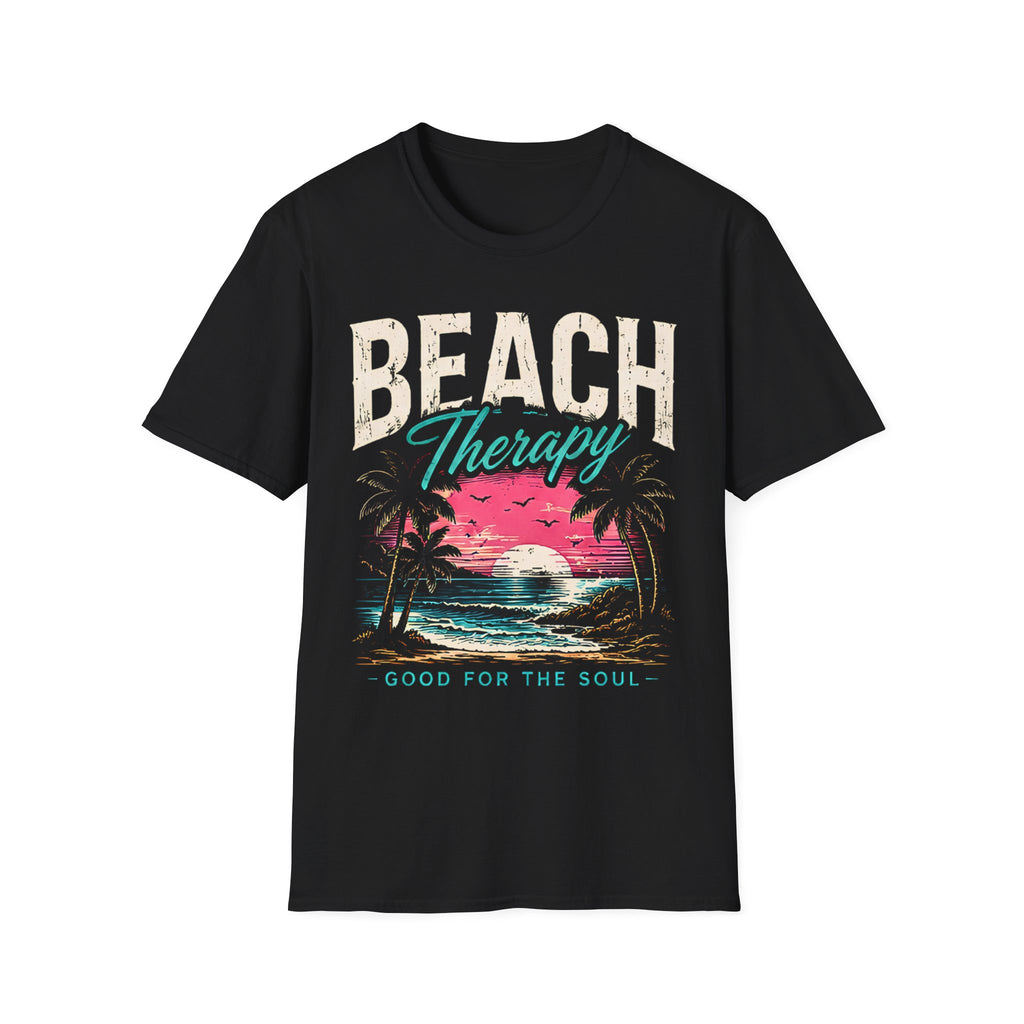 Beach Life Graphic Tee | Beach Therapy | Cute Coastal Shirt | Oversized Summer Tee | Ocean Lover Gift