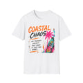 Coastal Chaos | Beach Life Graphic Tee | Cute Coastal Shirt | Oversized Summer Tee | Ocean Lover Gift