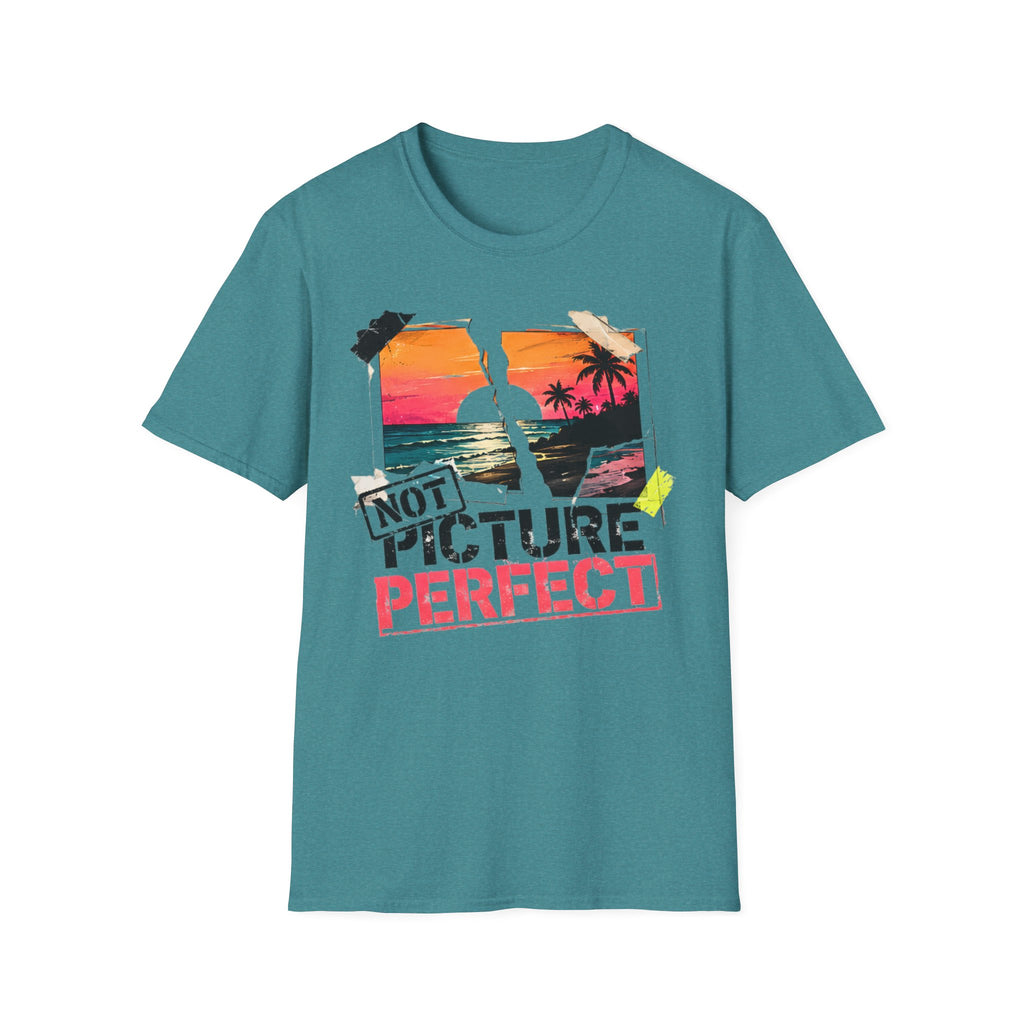 Not Picture Perfect | Beach Life Graphic Tee | Cute Coastal Shirt | Oversized Summer Tee | Ocean Lover Gift