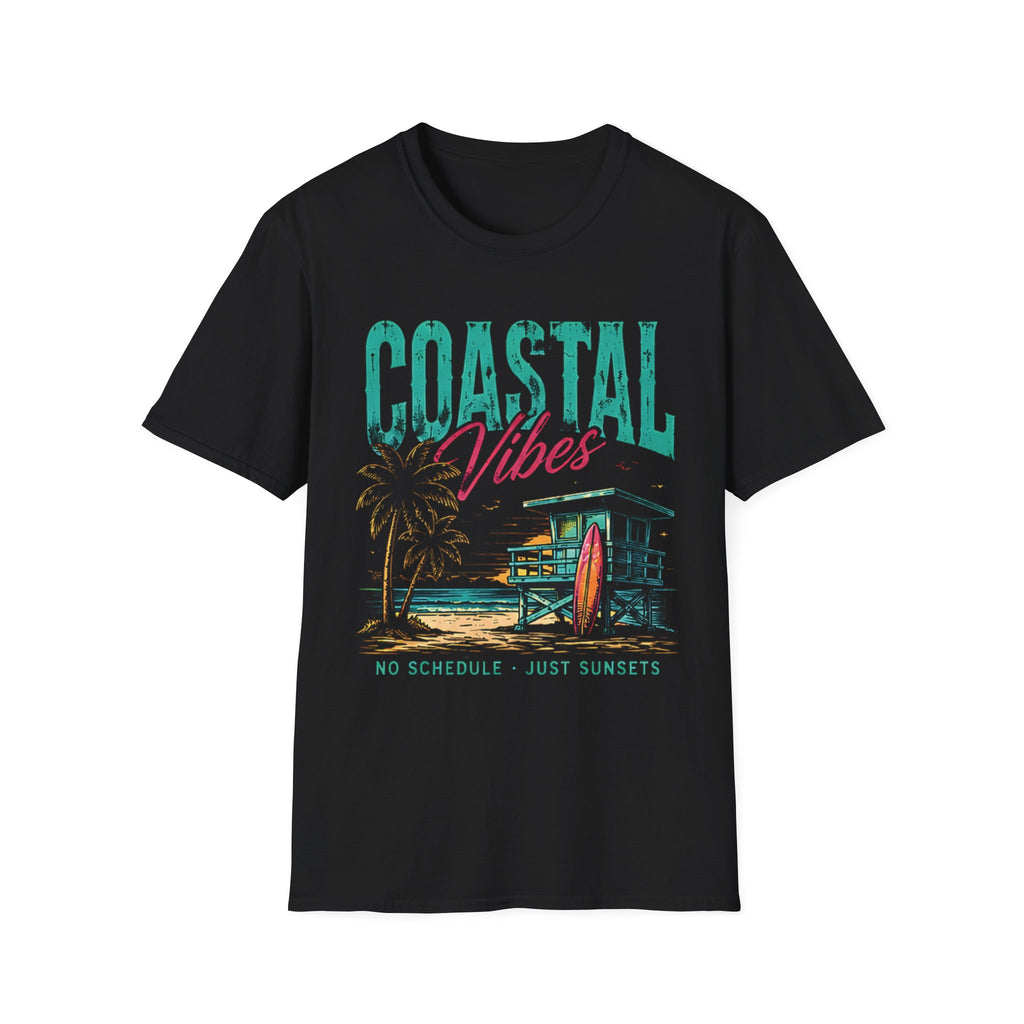 Beach Life Graphic Tee | Coastal Vibes | Cute Coastal Shirt | Oversized Summer Tee | Ocean Lover Gift