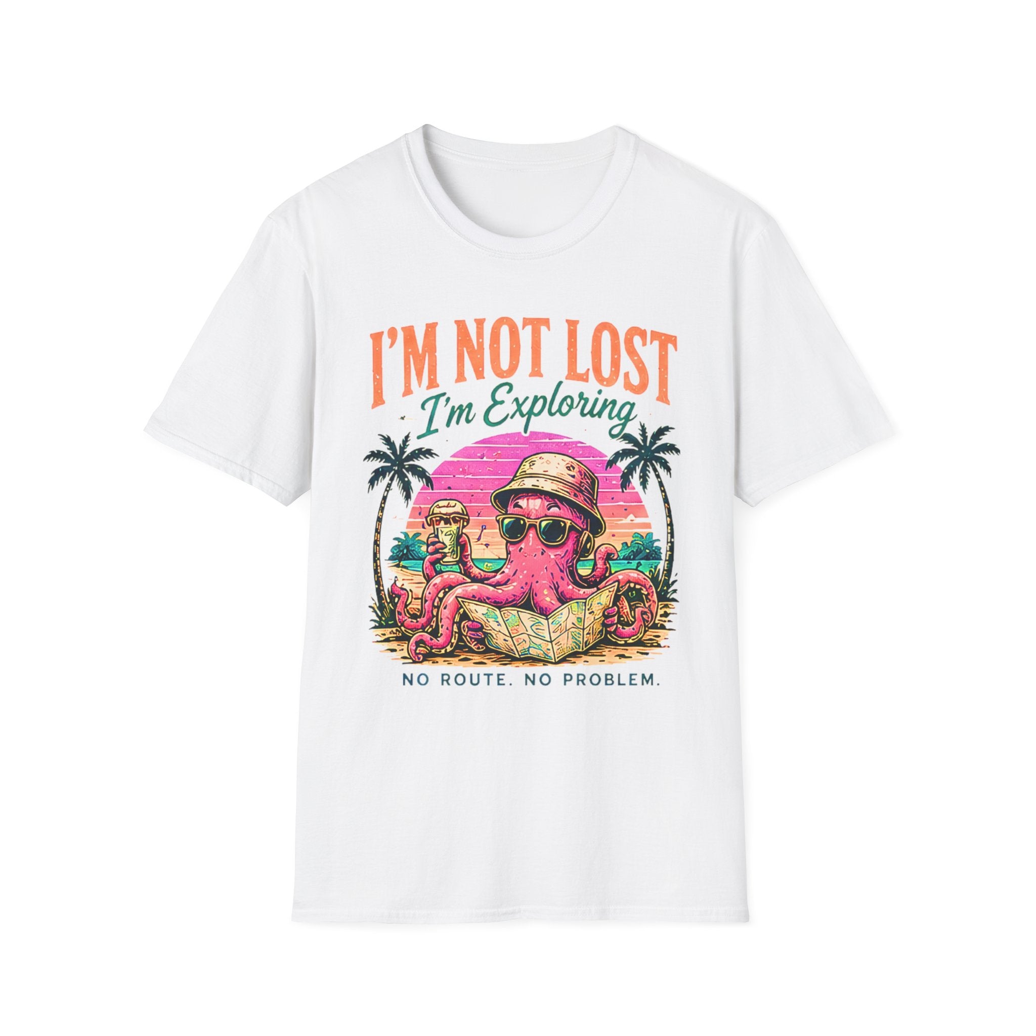 Beach Life Graphic Tee | I'm Not Lost | Cute Coastal Shirt | Oversized Summer Tee | Ocean Lover Gift