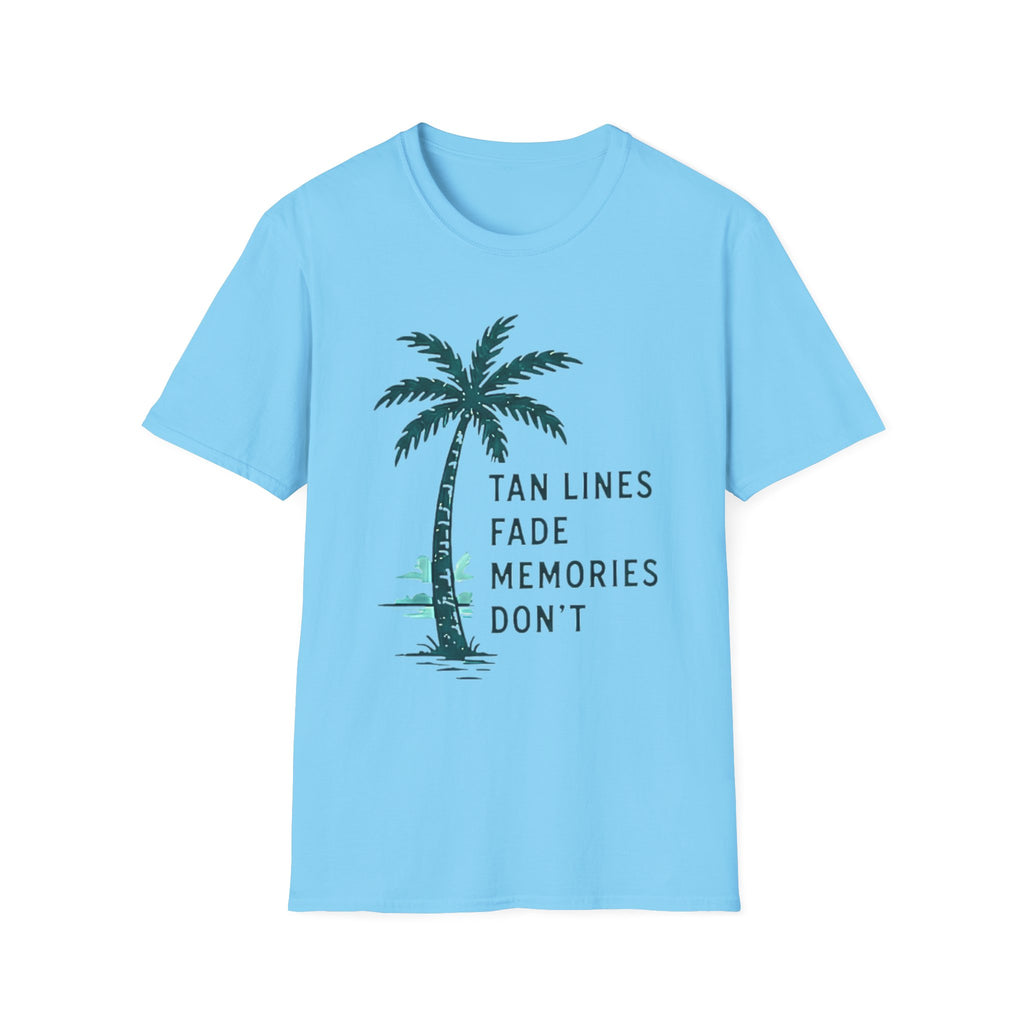 Tan Lines Fade | Beach Life Graphic Tee | Cute Coastal Shirt | Oversized Summer Tee | Ocean Lover Gift