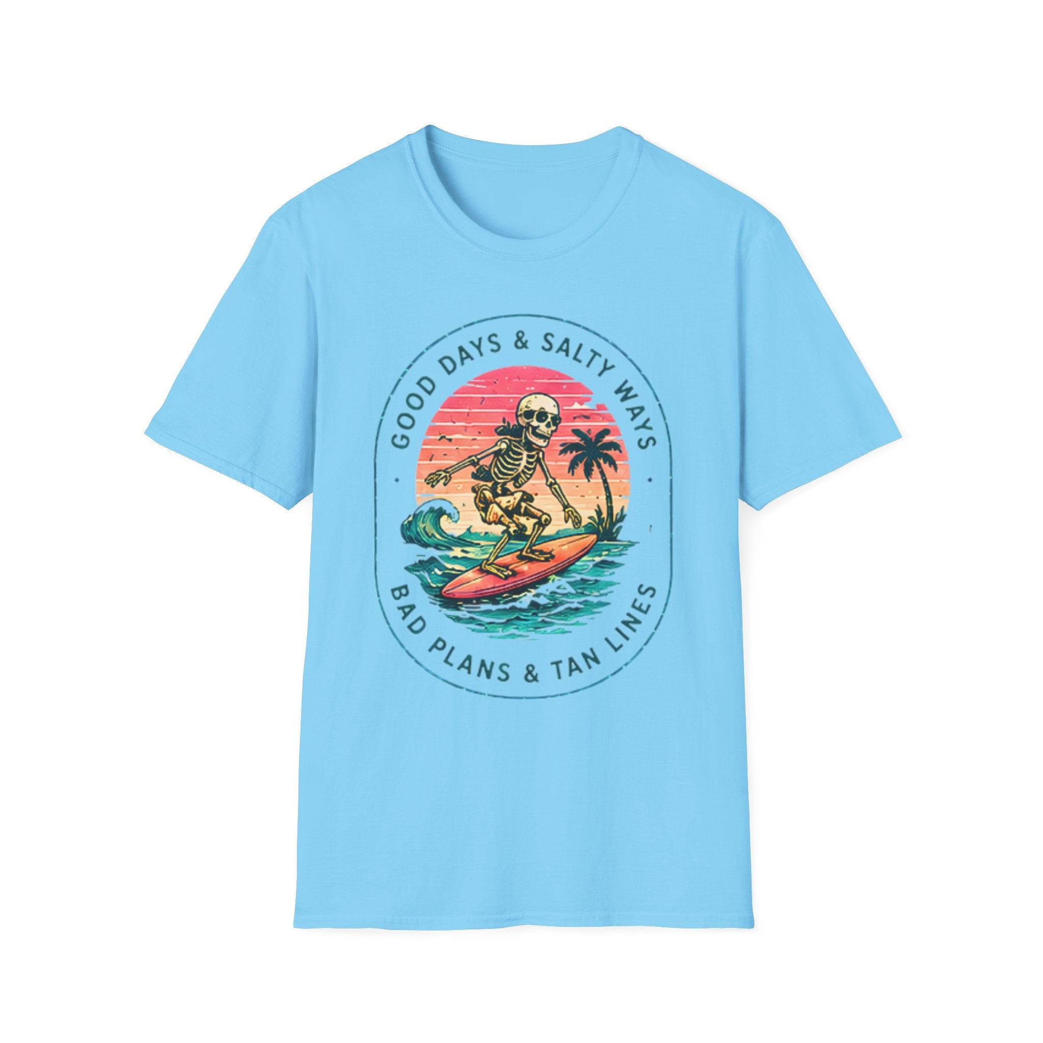 Good Days Salty Ways | Beach Life Graphic Tee | Cute Coastal Shirt | Oversized Summer Tee | Ocean Lover Gift