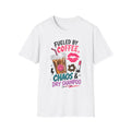 Fueled By Coffee, Chaos & Dry Shampoo Graphic T-Shirt