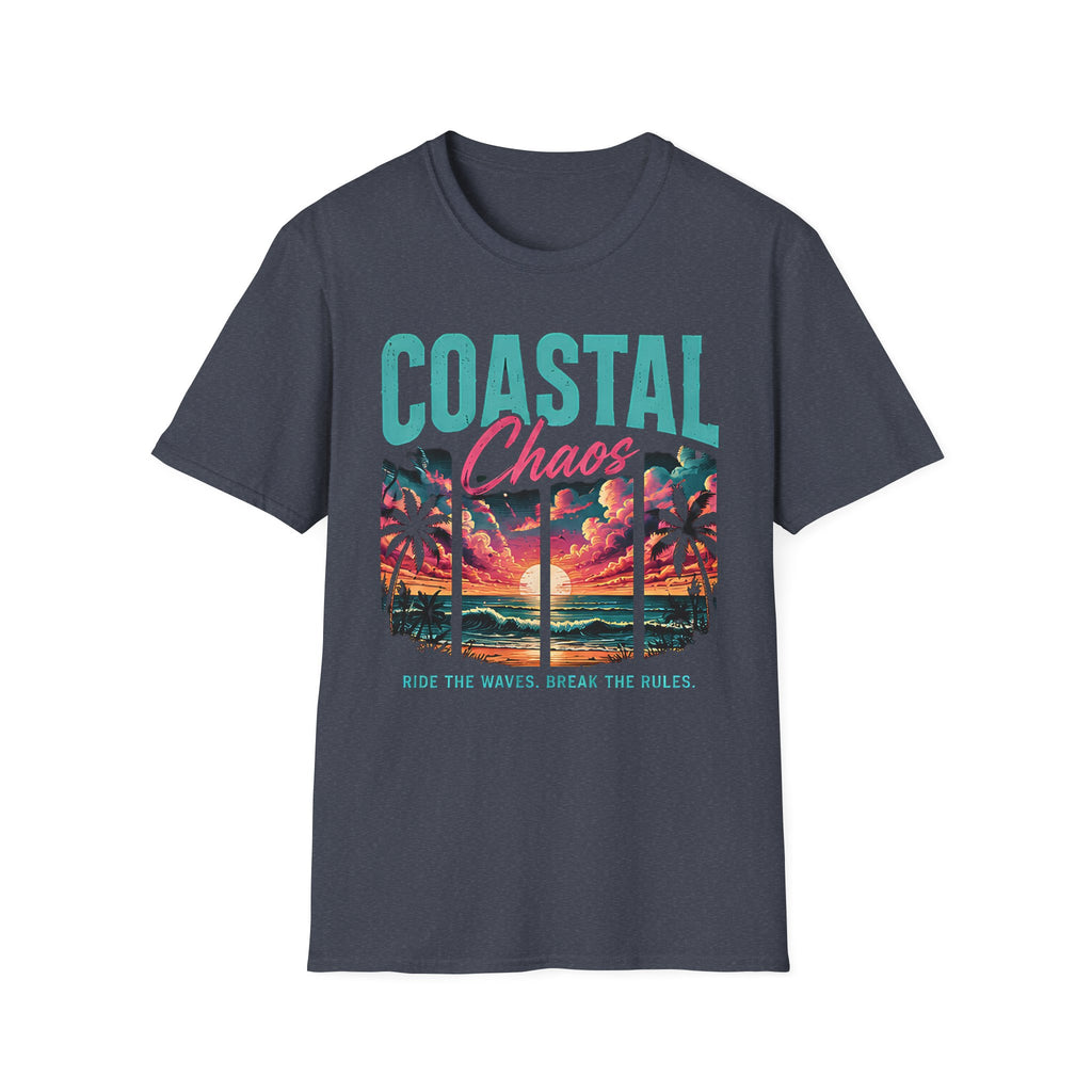 Beach Life Graphic Tee | Ride The Waves | Cute Coastal Shirt | Oversized Summer Tee | Ocean Lover Gift