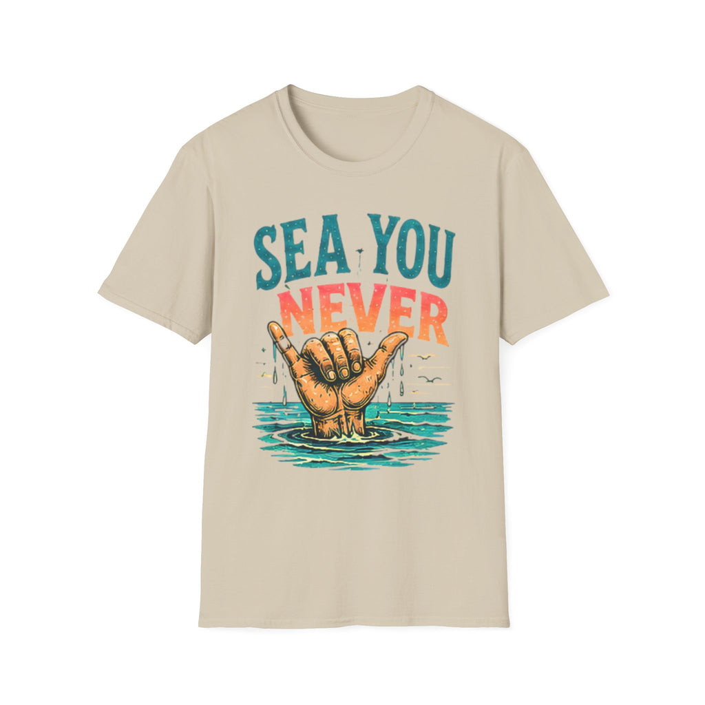 Sea You Never | Beach Life Graphic Tee | Cute Coastal Shirt | Oversized Summer Tee | Ocean Lover Gift