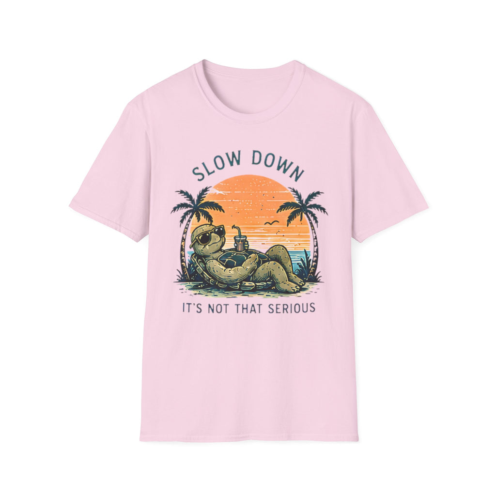 Slow Down | Beach Life Graphic Tee | Cute Coastal Shirt | Oversized Summer Tee | Ocean Lover Gift